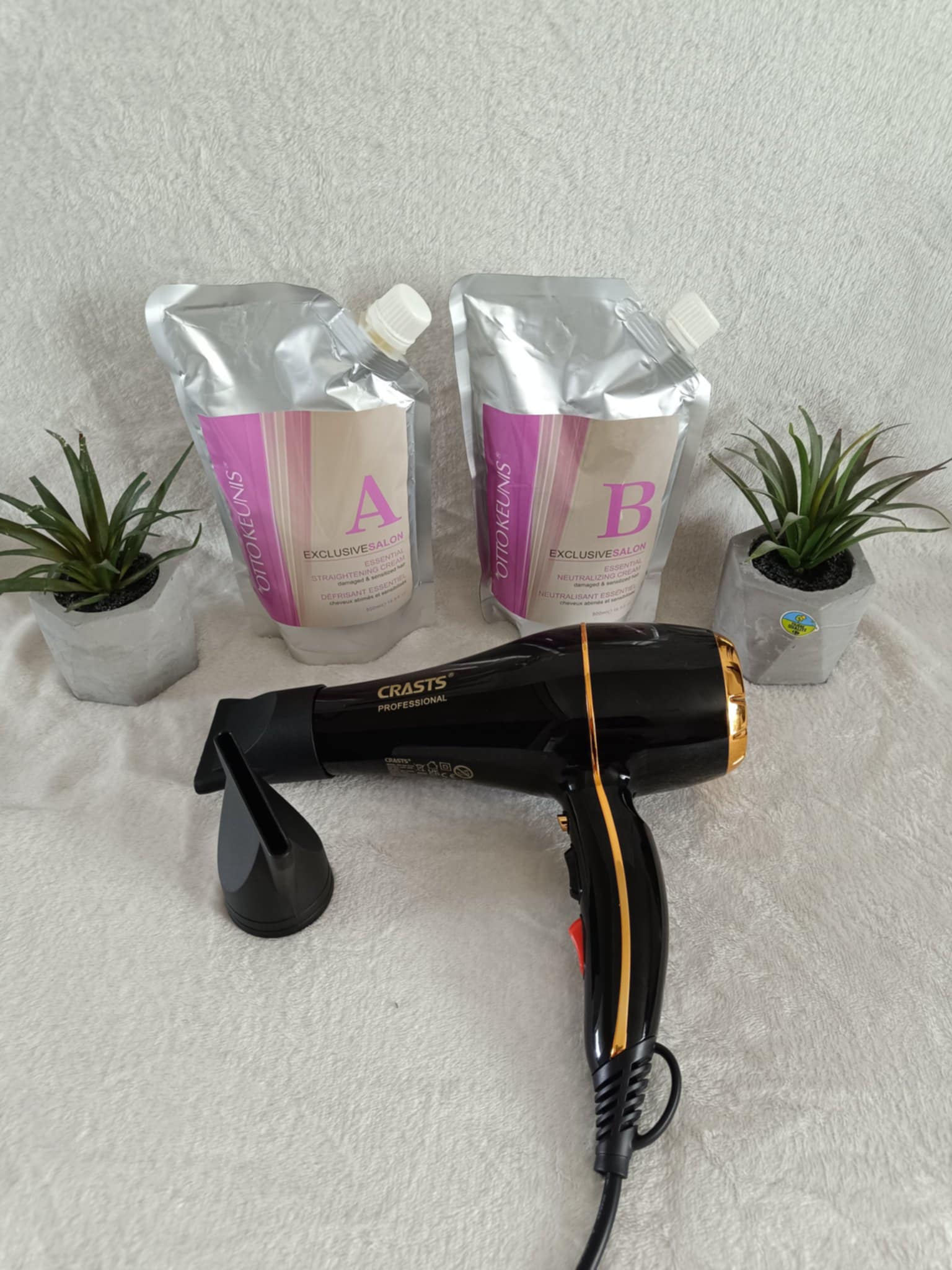 Lissage japonais et sèche cheveux