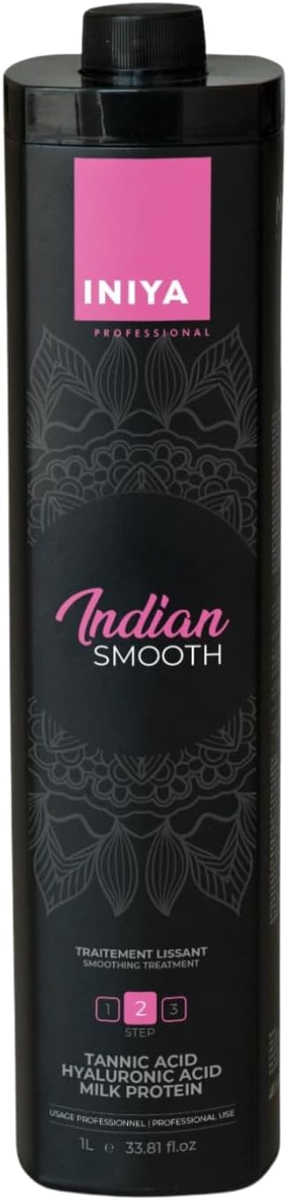 Lissage Indien Tanin Sans Formol | Lissage Tanin & Acide Hyaluronique & Amla | Iniya Professional