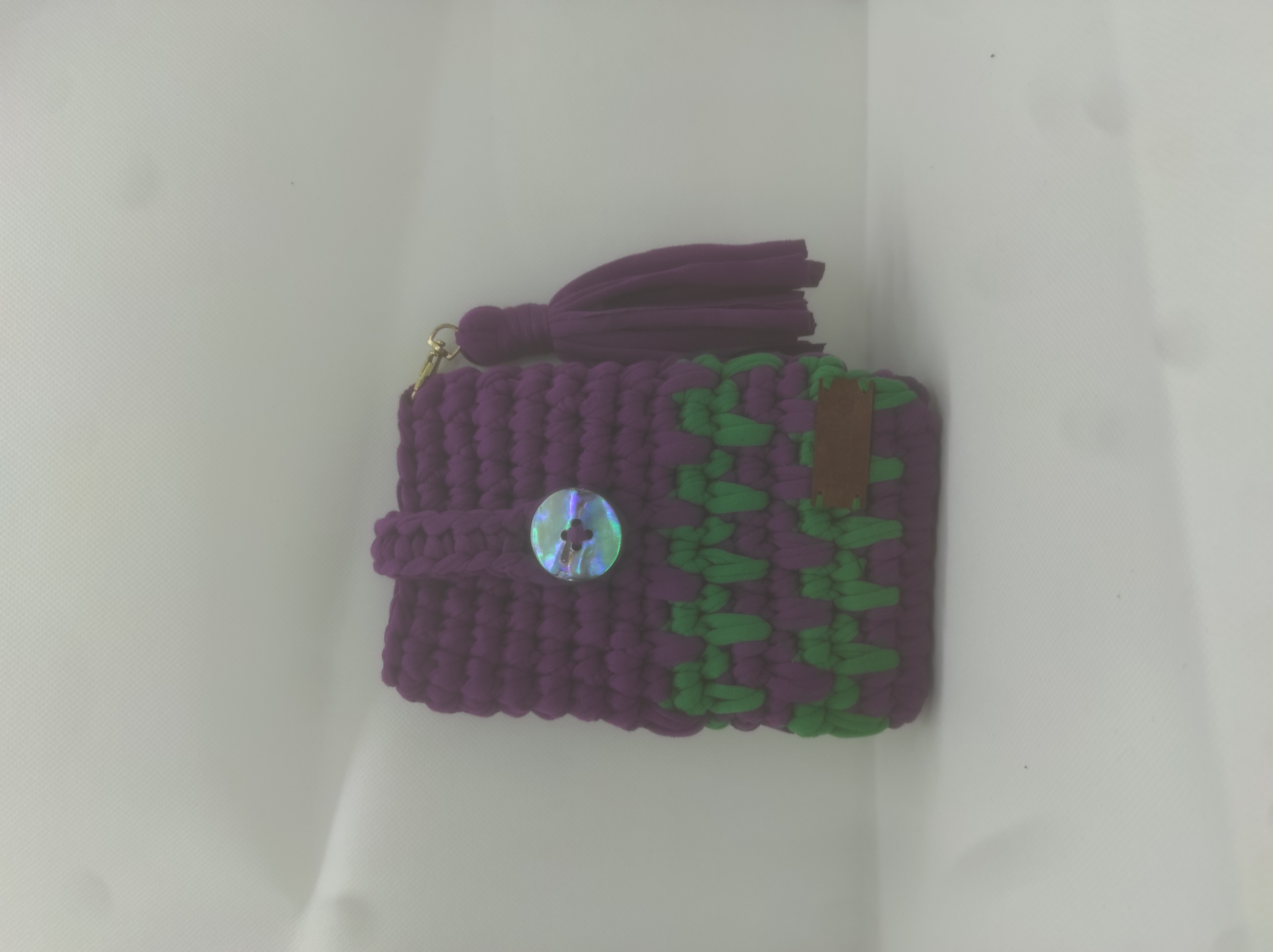 Housse de téléphone violet et vert