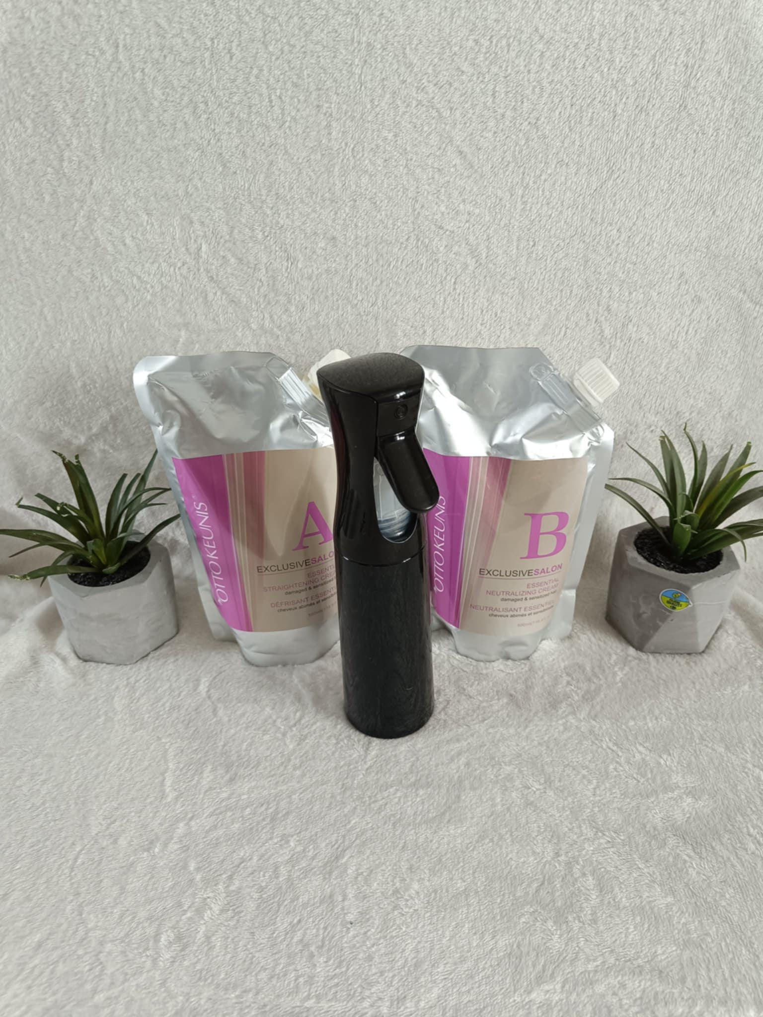 Lissage japonais et vaporisateur