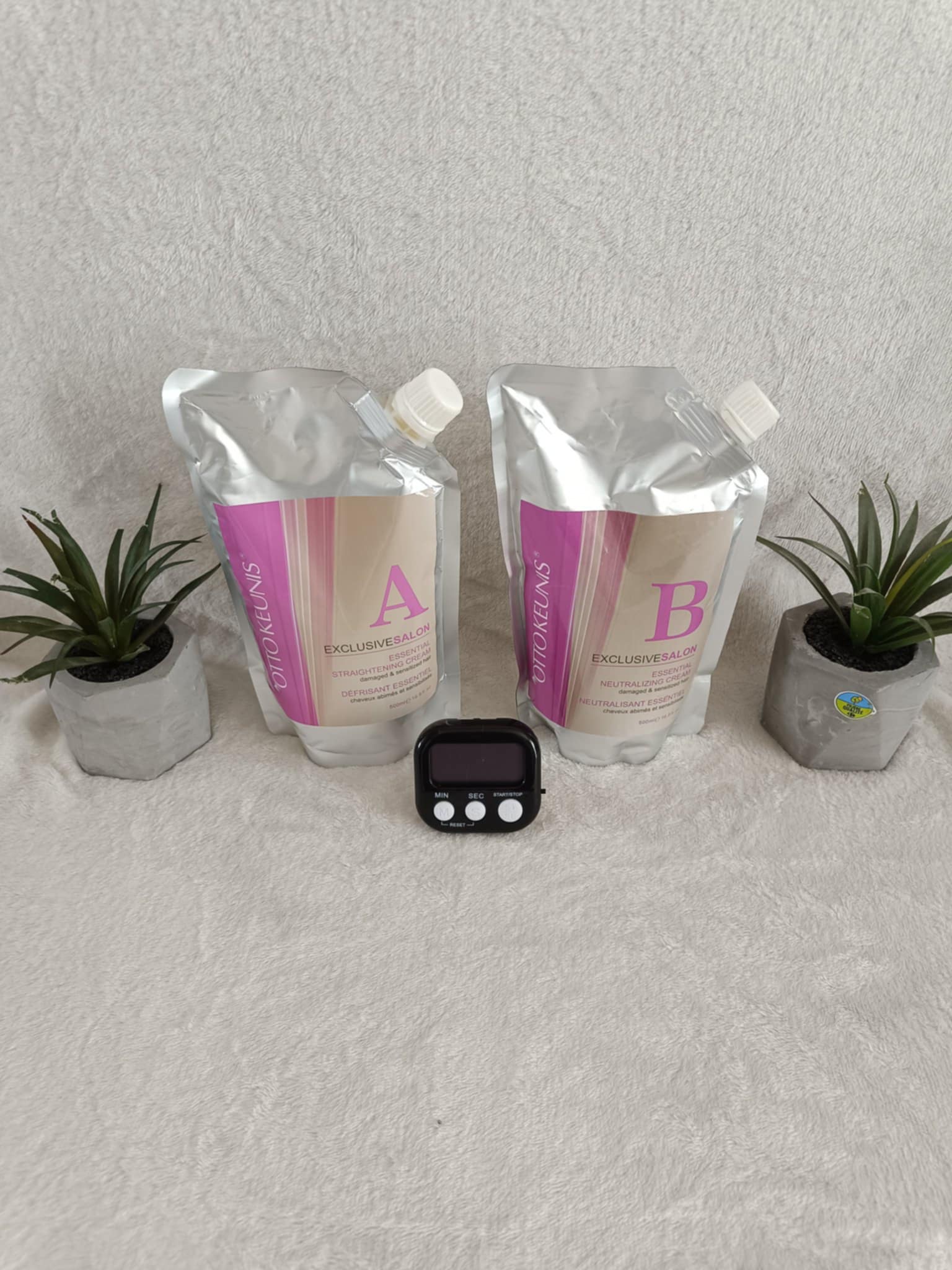 Lissage japonais et minuteur
