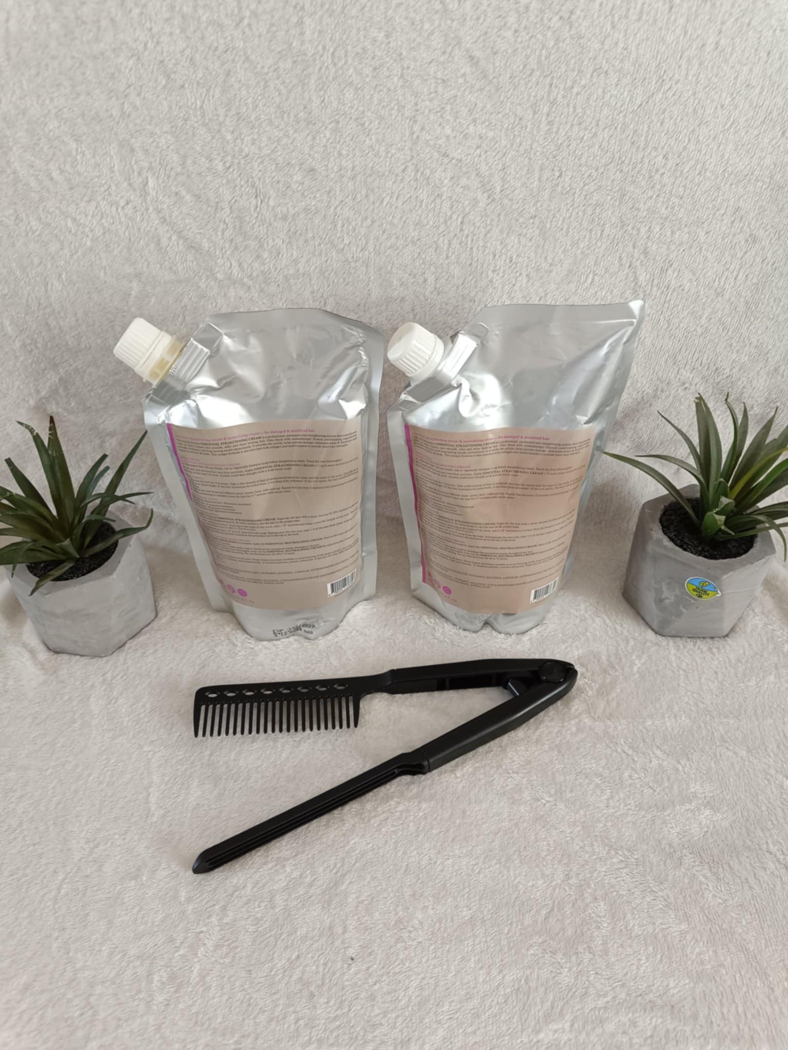 Lissage japonais et peigne