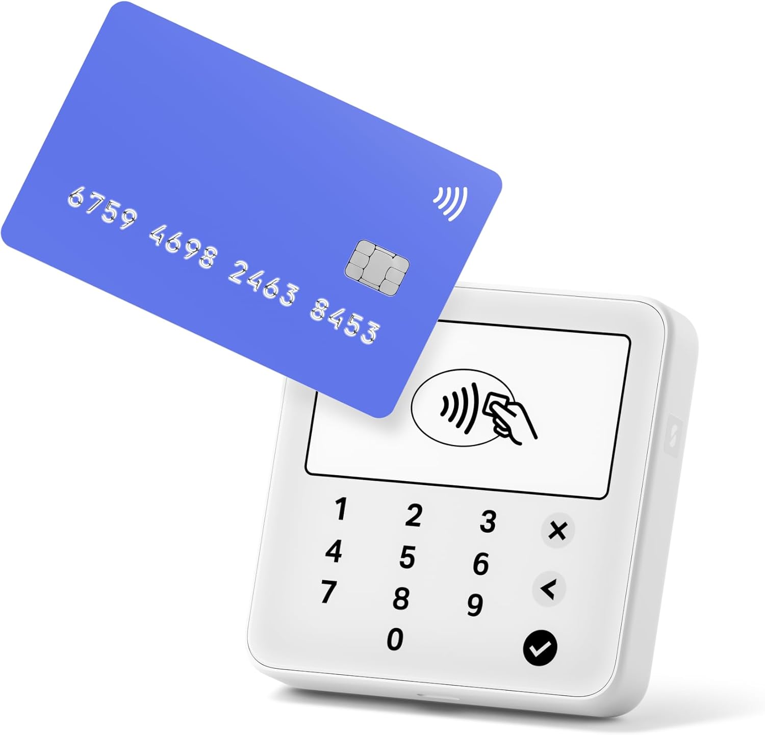 SUMUP Solo Lite - Petit Terminal de paiement Blanc pour paiements sans Contact, accepte Les Cartes de crédit et de débit, Apple Pay, Google Pay, et Bien Plus.