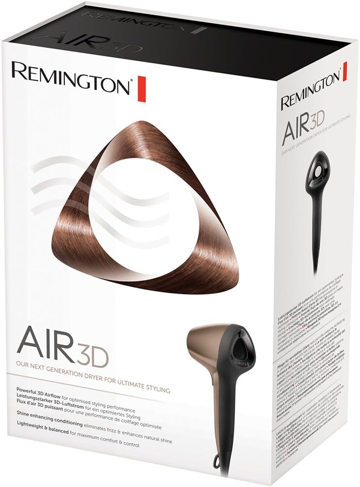 Remington Sèche-cheveux Ergonomique [Ultra Compact, Léger, Silencieux