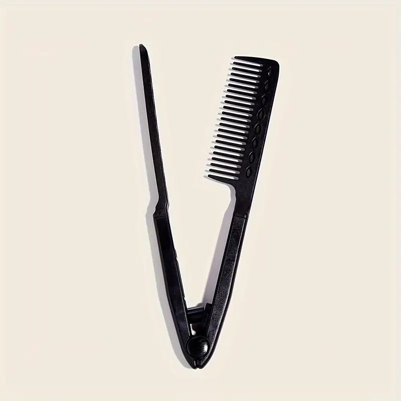 1pc Peigne de coiffure V-Clip pour cheveux normaux - 