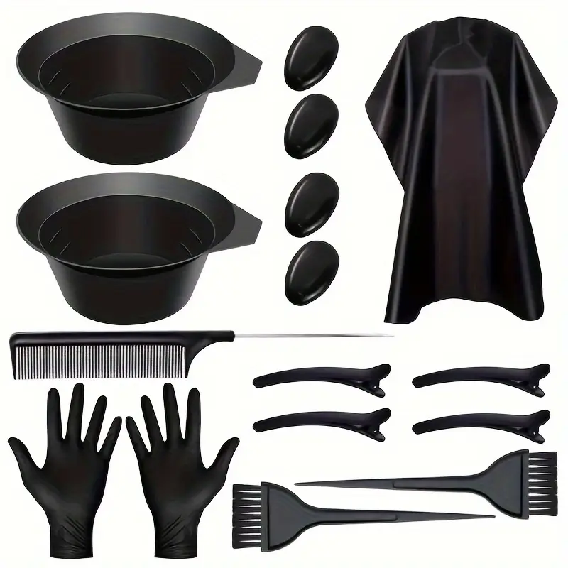 Kit de Coloration , lissage cheveux 16 pièces