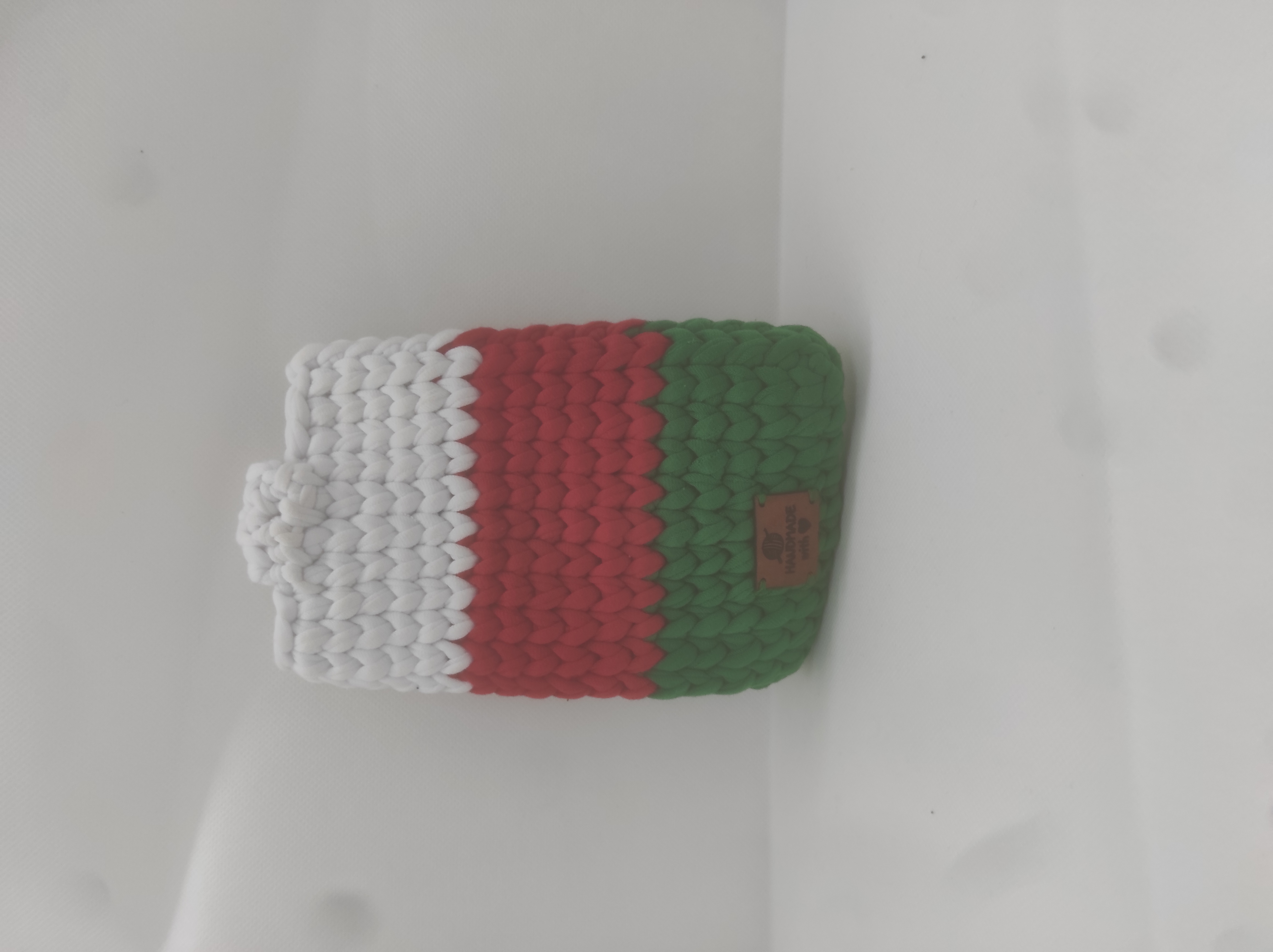 Housse blanc rouge vert 
