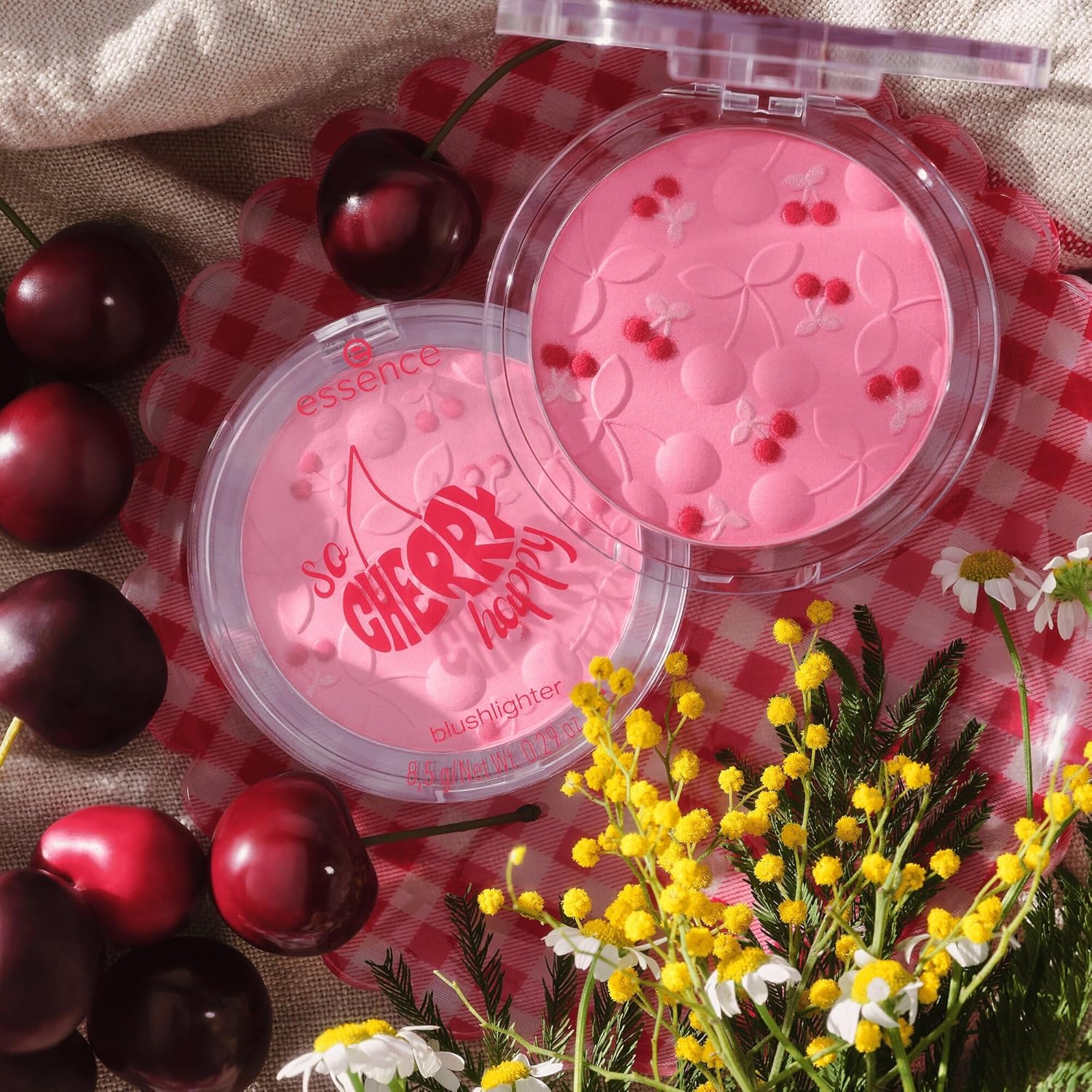 Essence Cosmetics SO CHERRY happy blushlighter blush illuminateur, chatoyant (8.5g)