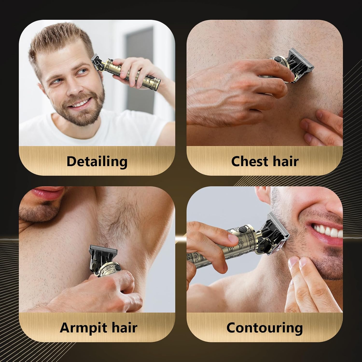 Tondeuse Cheveux Hommes, Tondeuse Barbe Homme T Zéro écart Avec écran LED De Finition Barbier Professionnel Rasoir Homme Rasoir Electriques Cheveux Cadeau