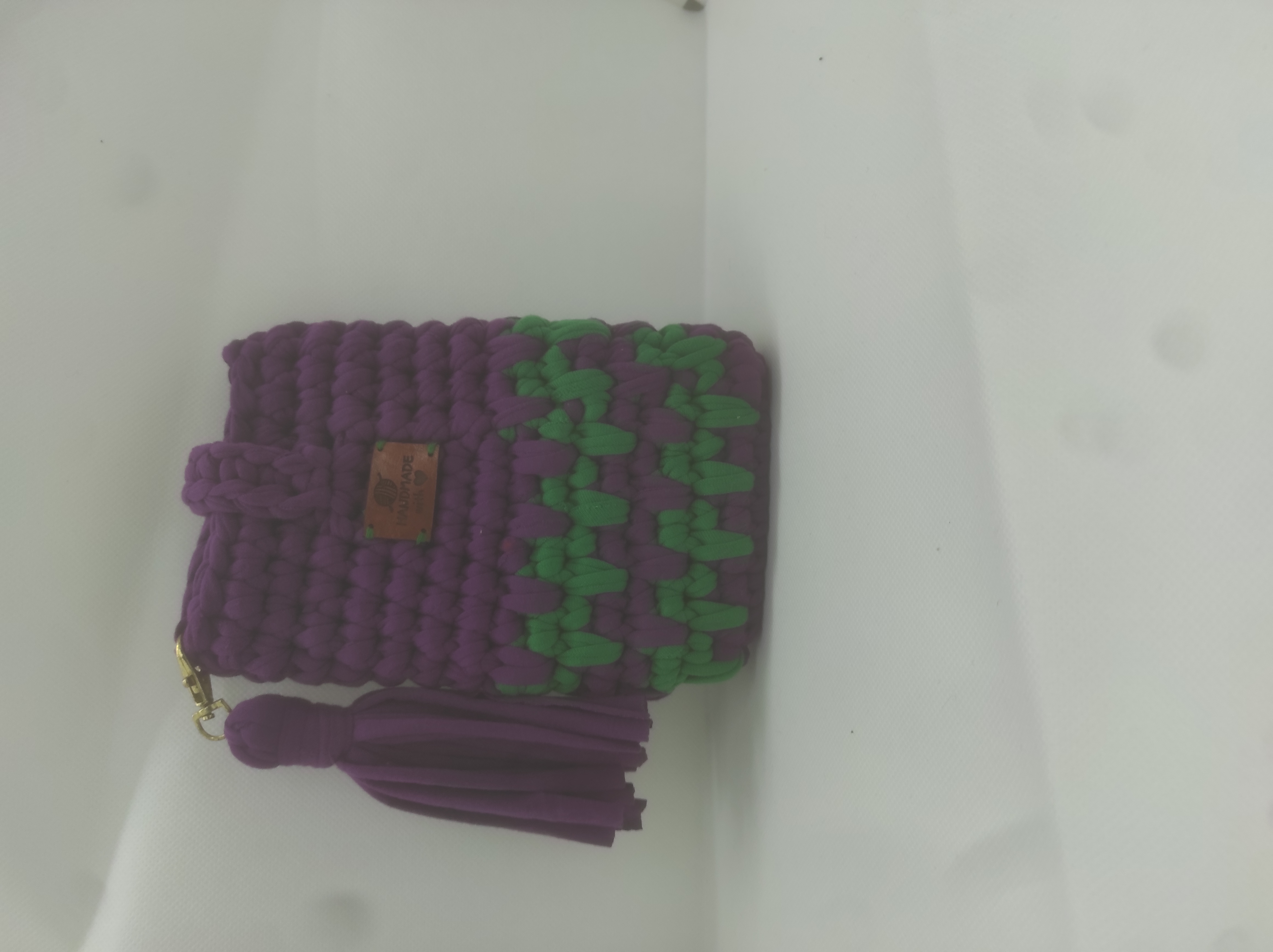 Housse de téléphone violet et vert