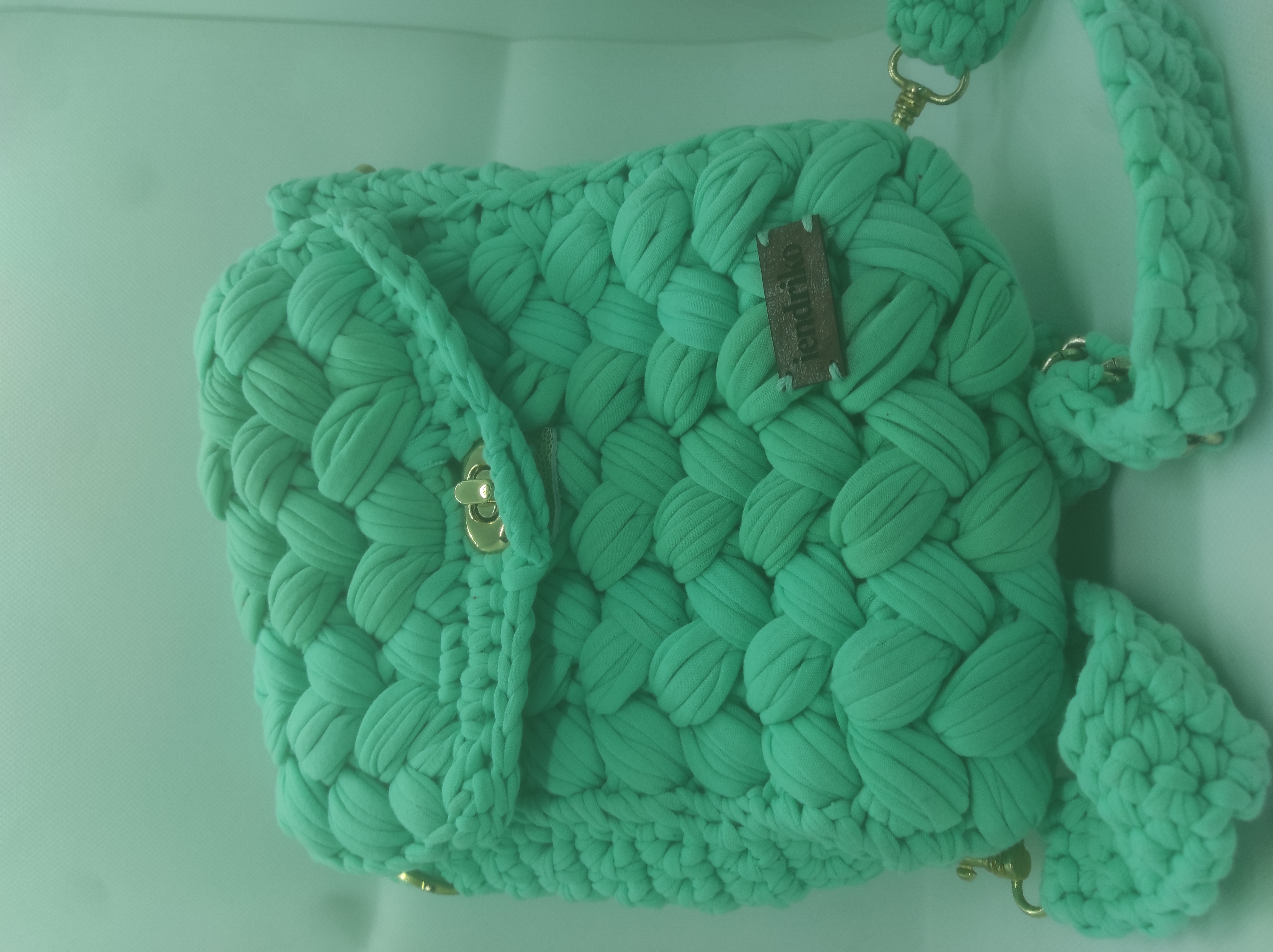 Sac à dos vert clair