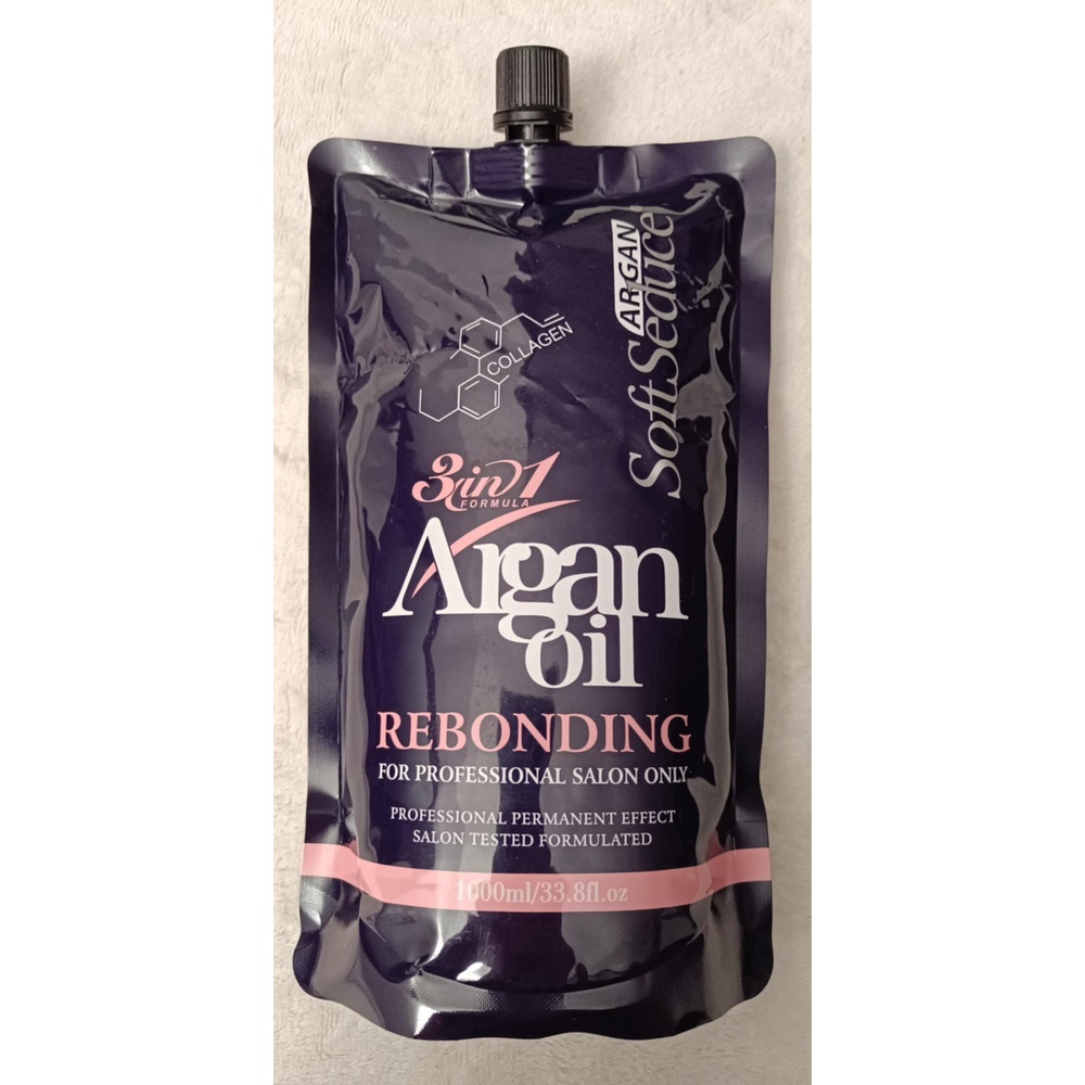 Lissage permanent Argan Oil Rebonding – Usage Professionnel – 1000 ml