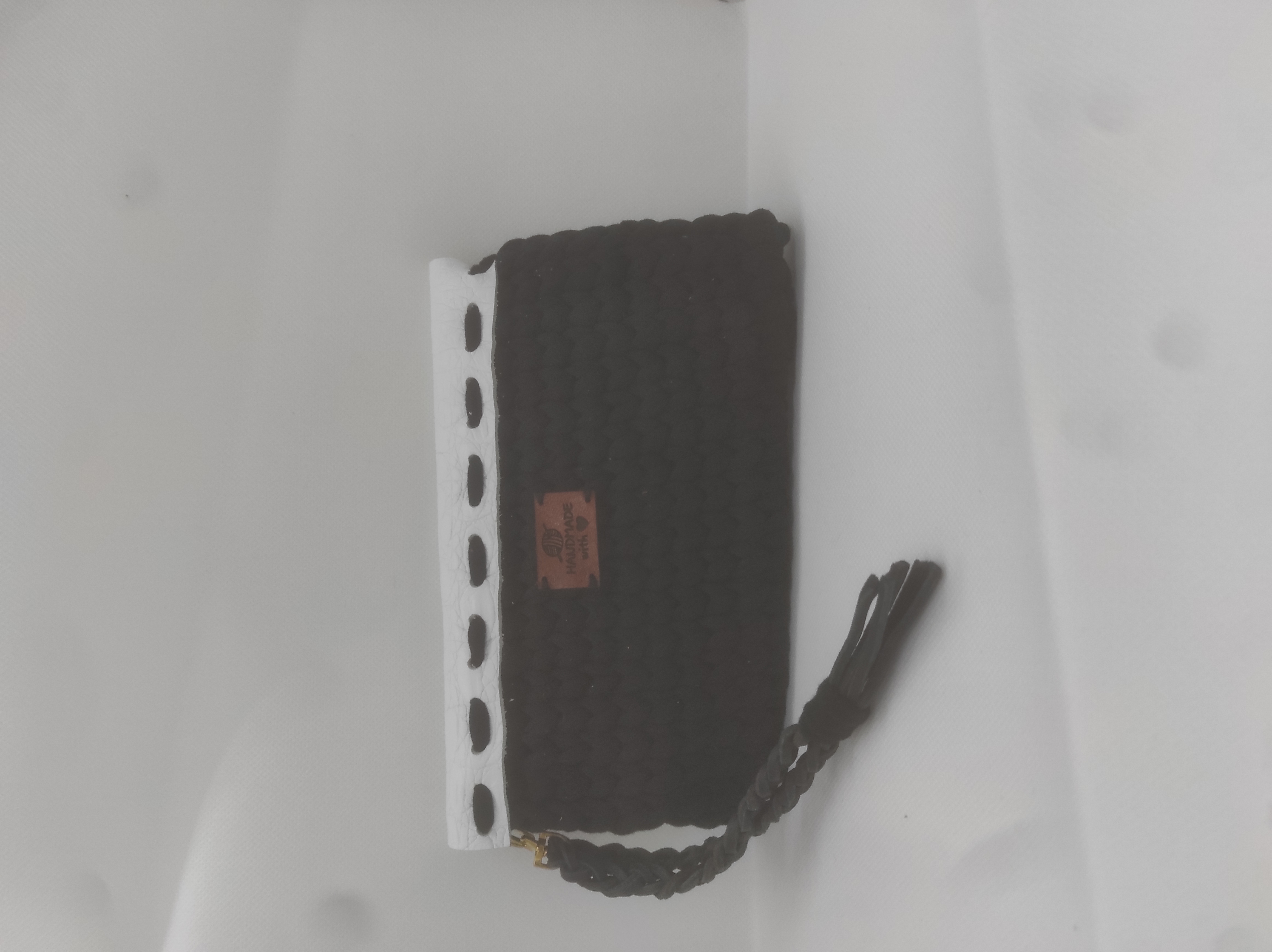 Petite pochette noire et blanc