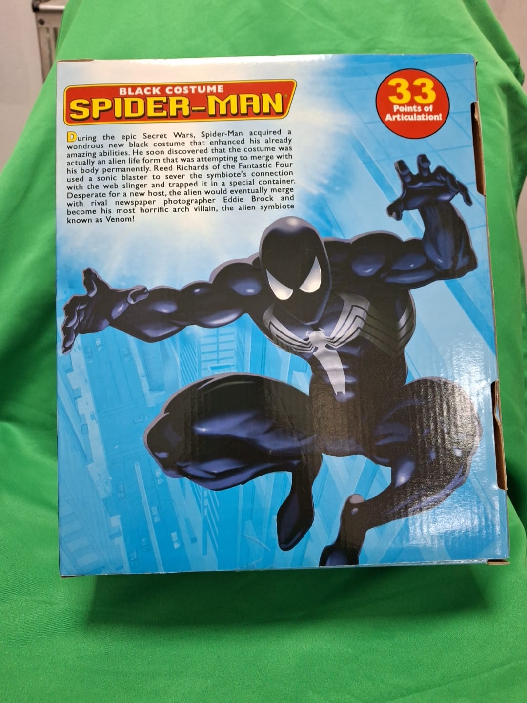 Black Costume Spider-Man Figure