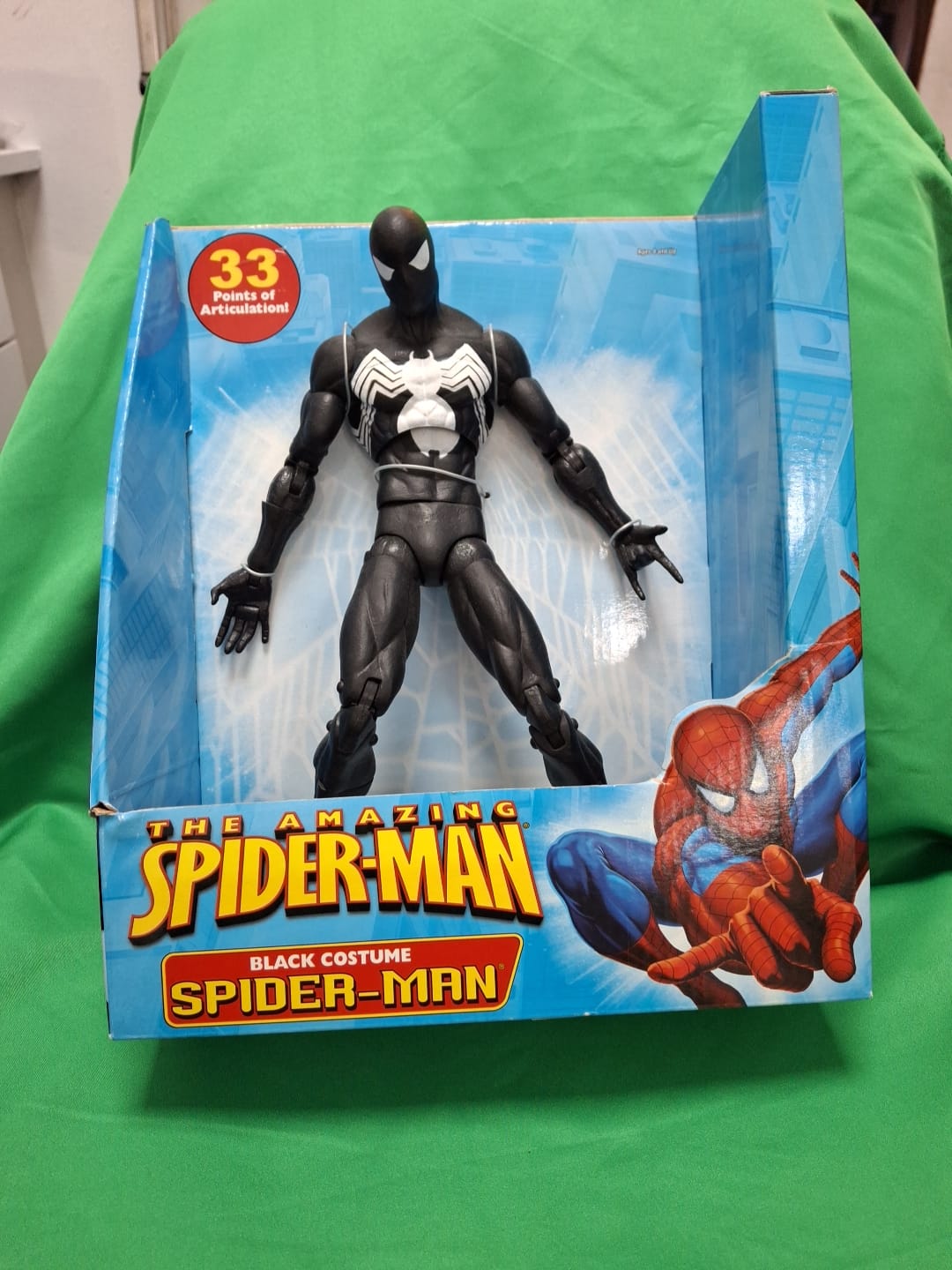 Black Costume Spider-Man Figure