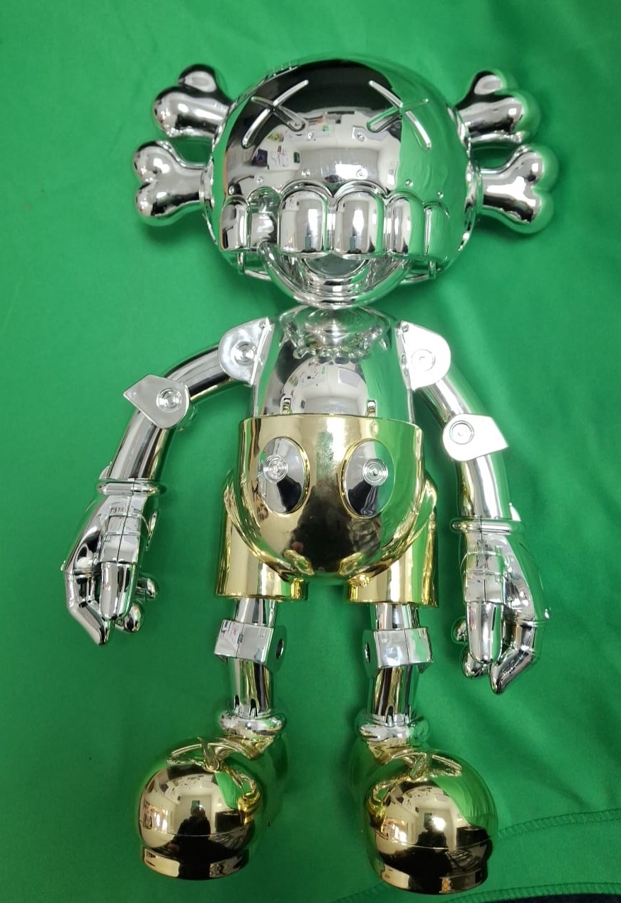 Chrome Companion Art Figure
