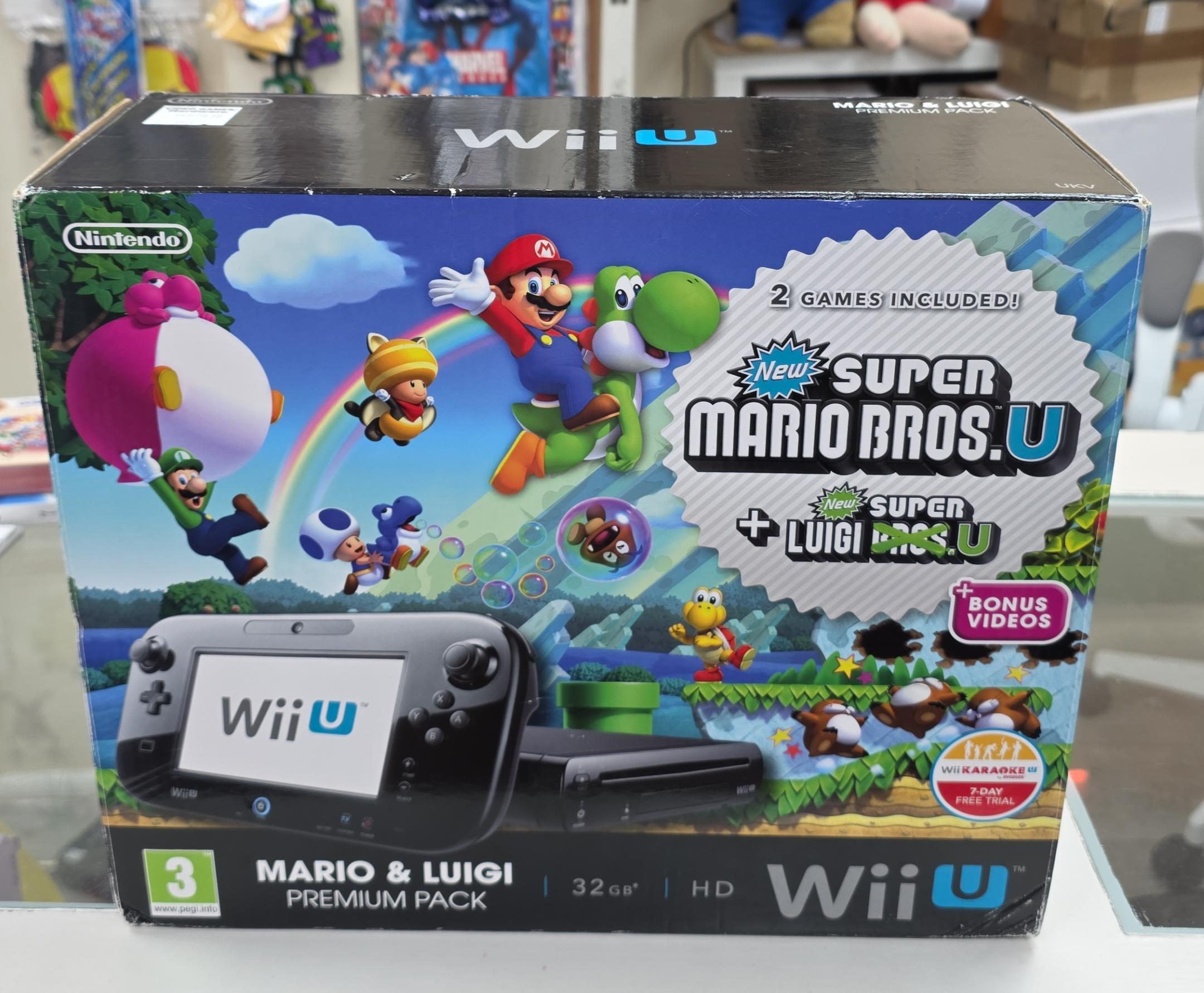 Nintendo Wii U Console + New Super Mario Bros. U & Luigi U Bundle