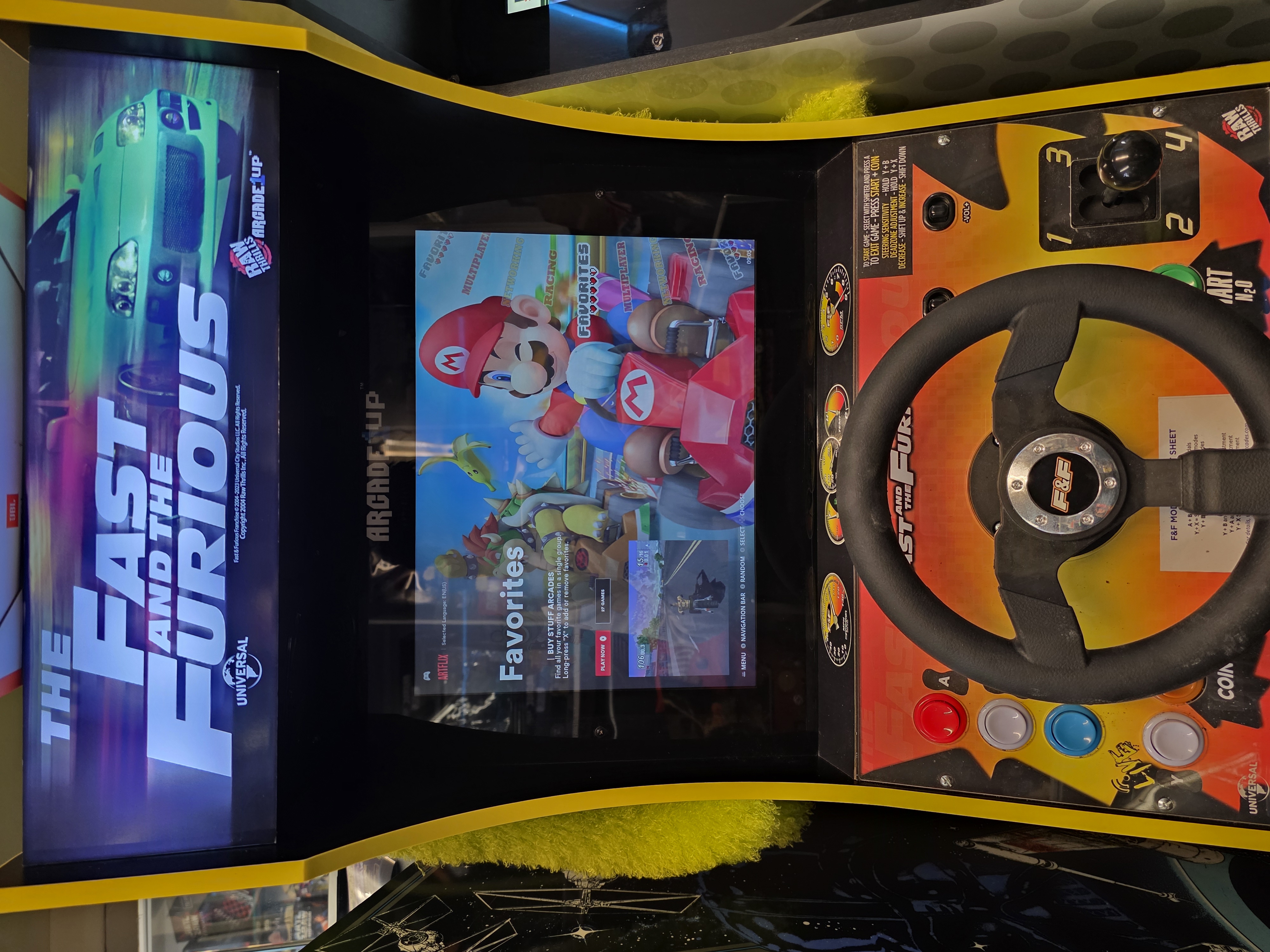 The Fast and the Furious Arcade Machine