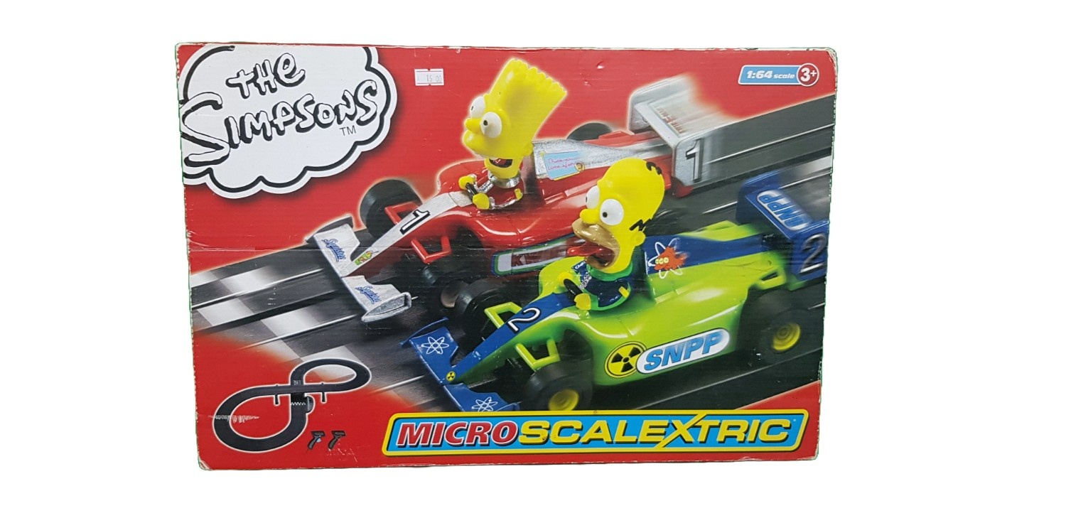 The Simpsons Micro Scalextric Racing Set