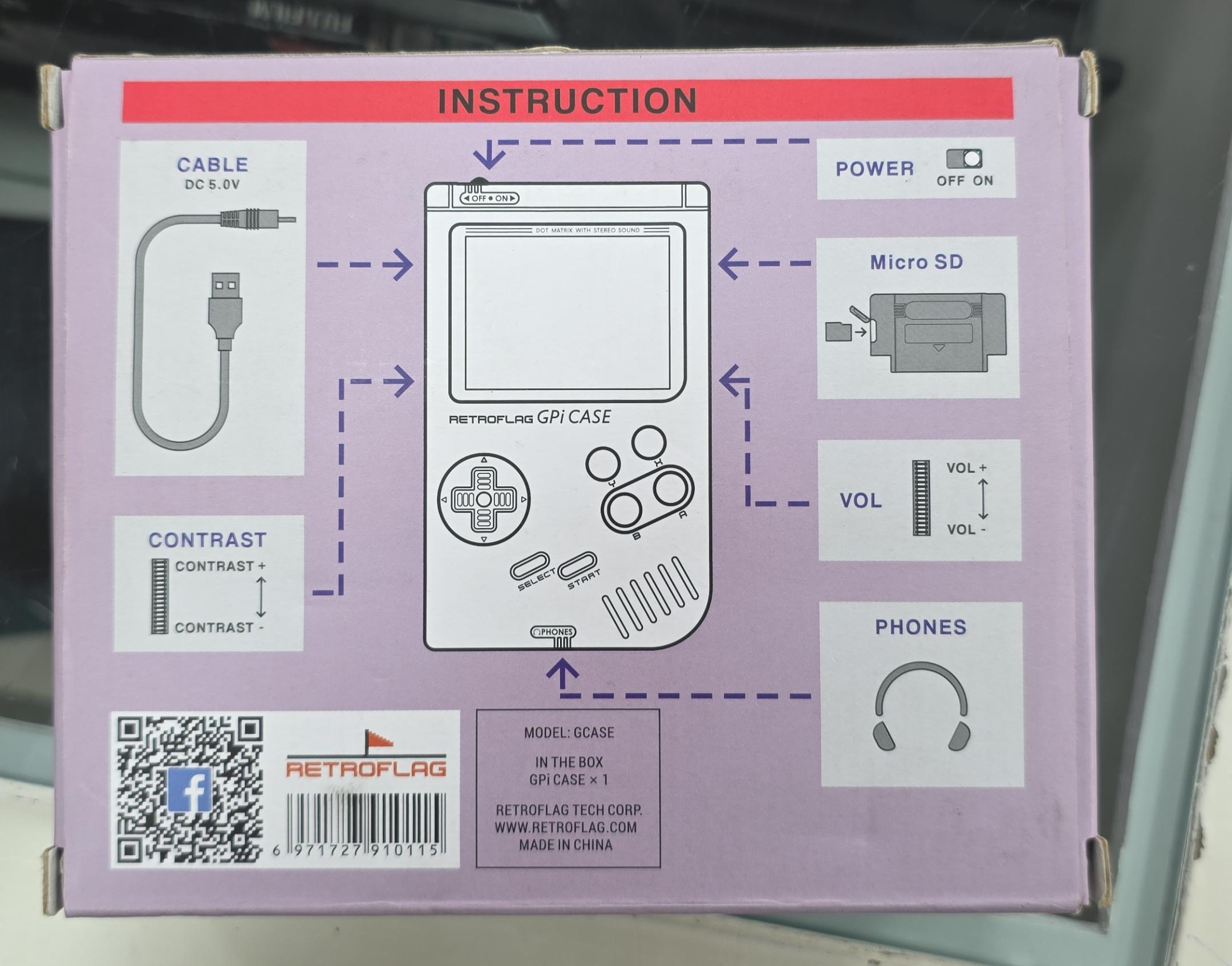 Retroflag GPi Case with installed games