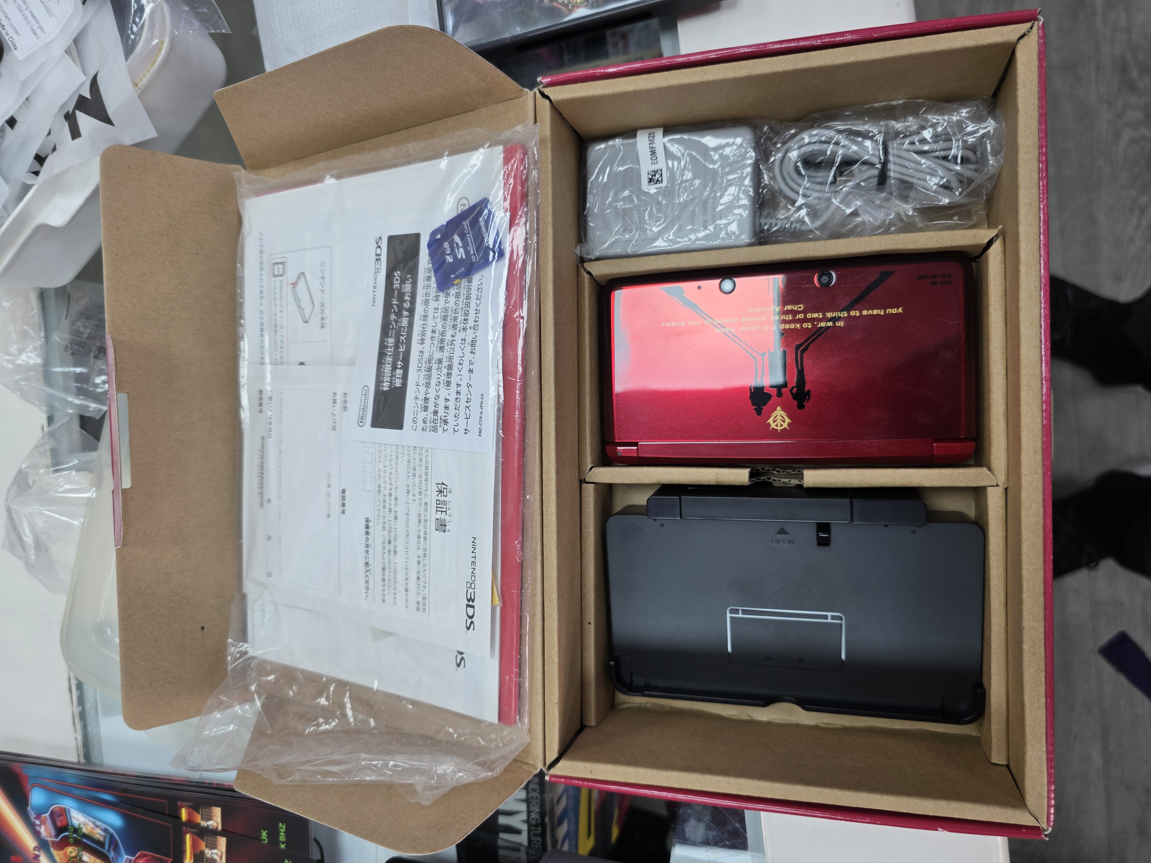 Char's Customised Premium Red Nintendo 3DS