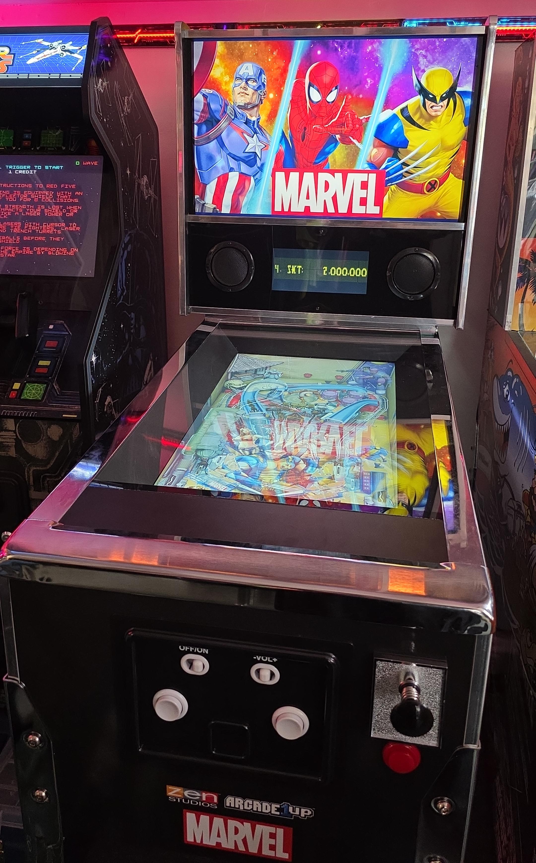 Marvel Digital Pinball Machine