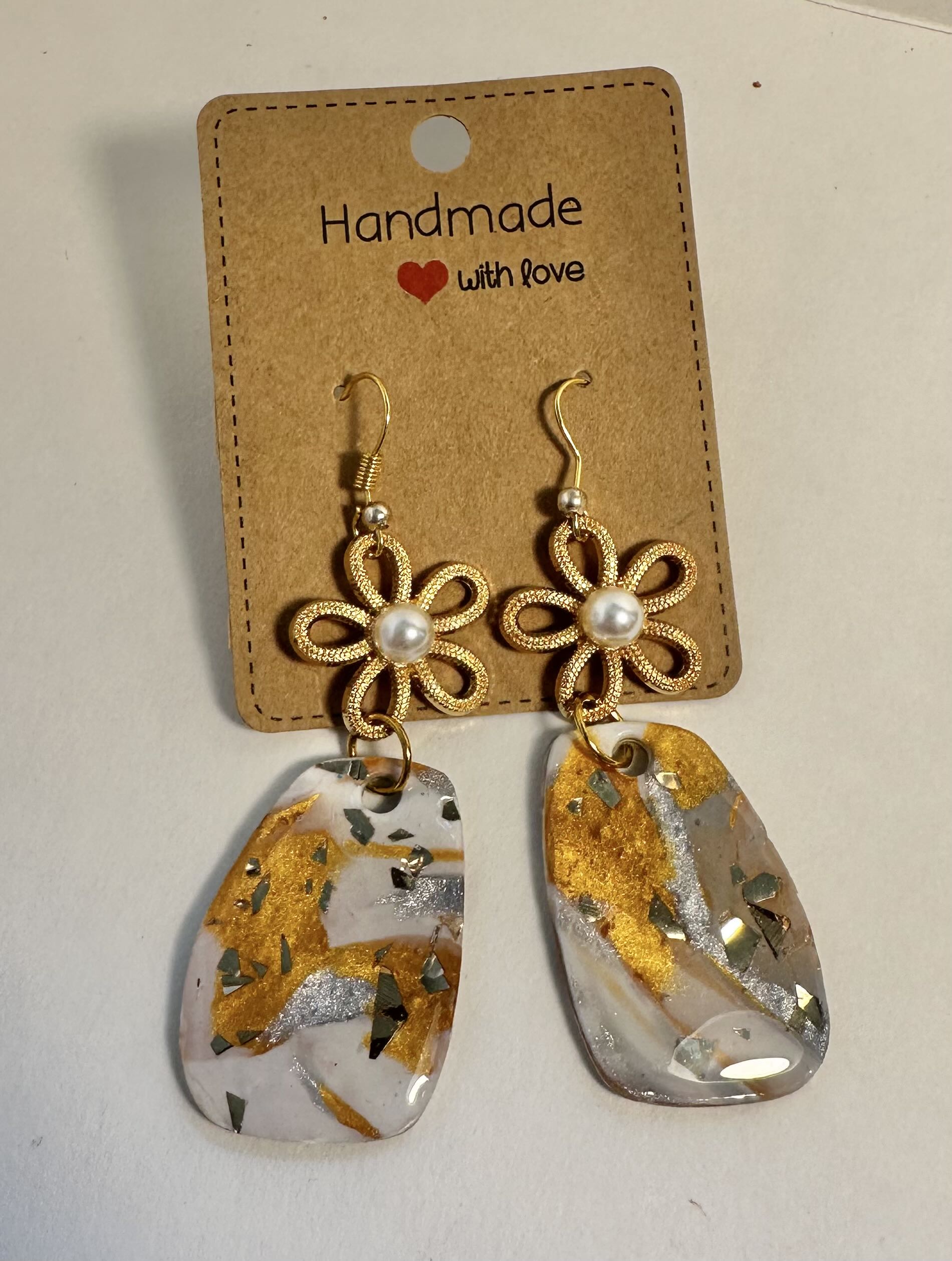 Handmade polymer clay Resin  Earrings