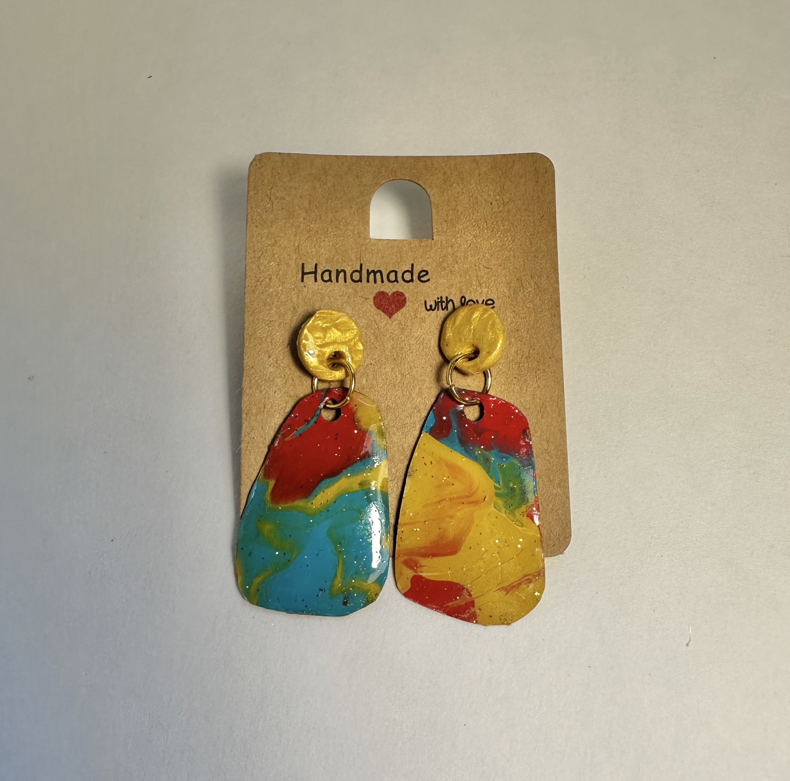 Handmade Colorful Dangle Earrings