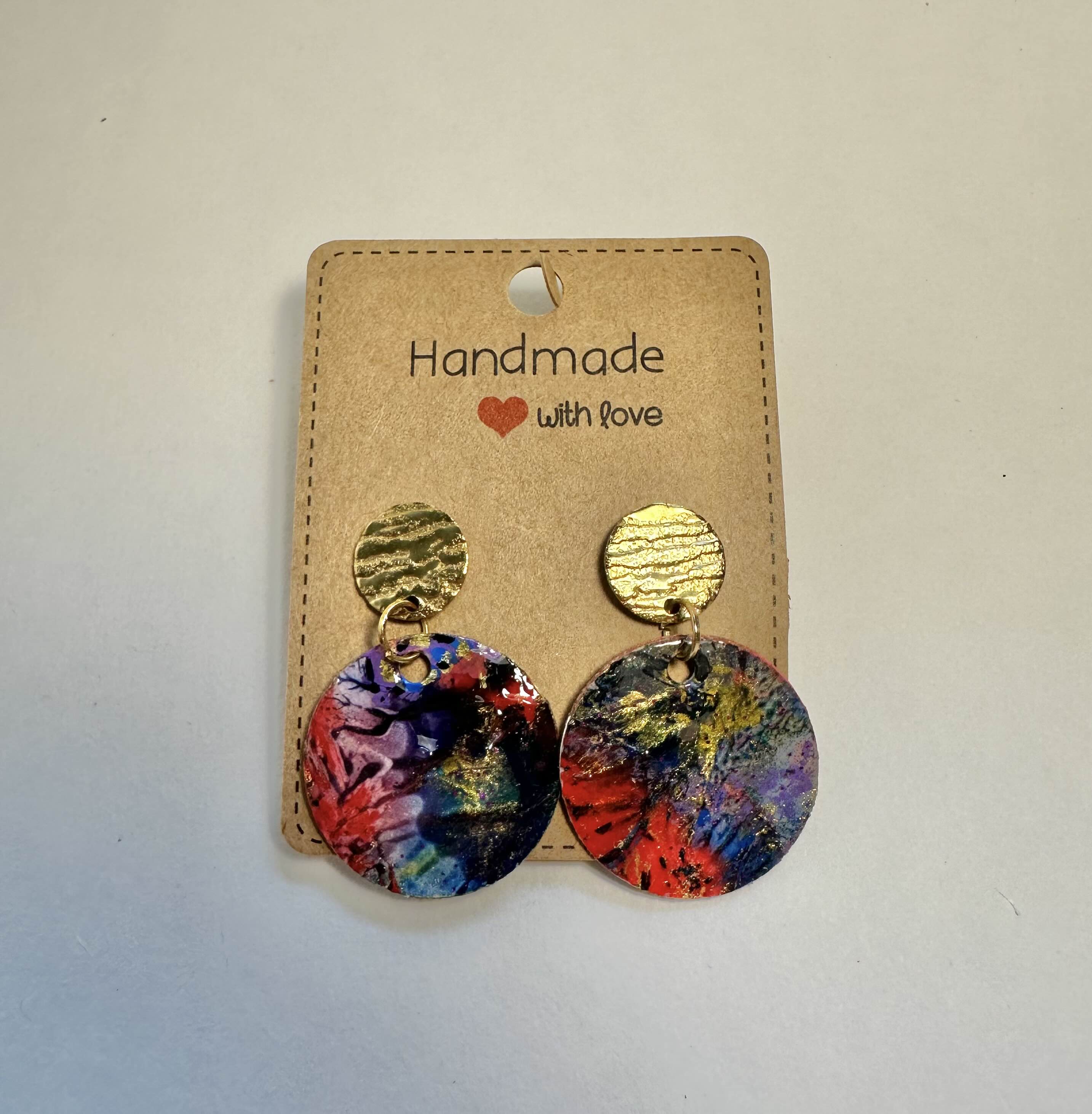 Handmade Colorful Dangle Earrings