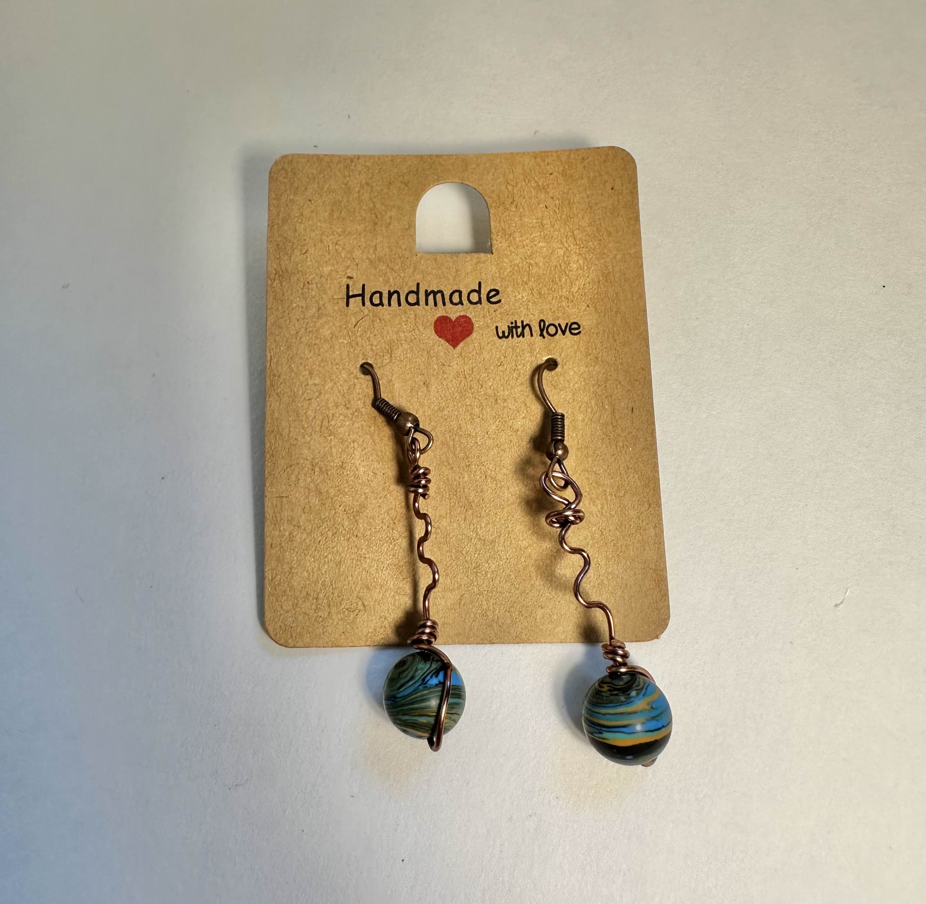 Handmade Wire-Wrapped Earrings