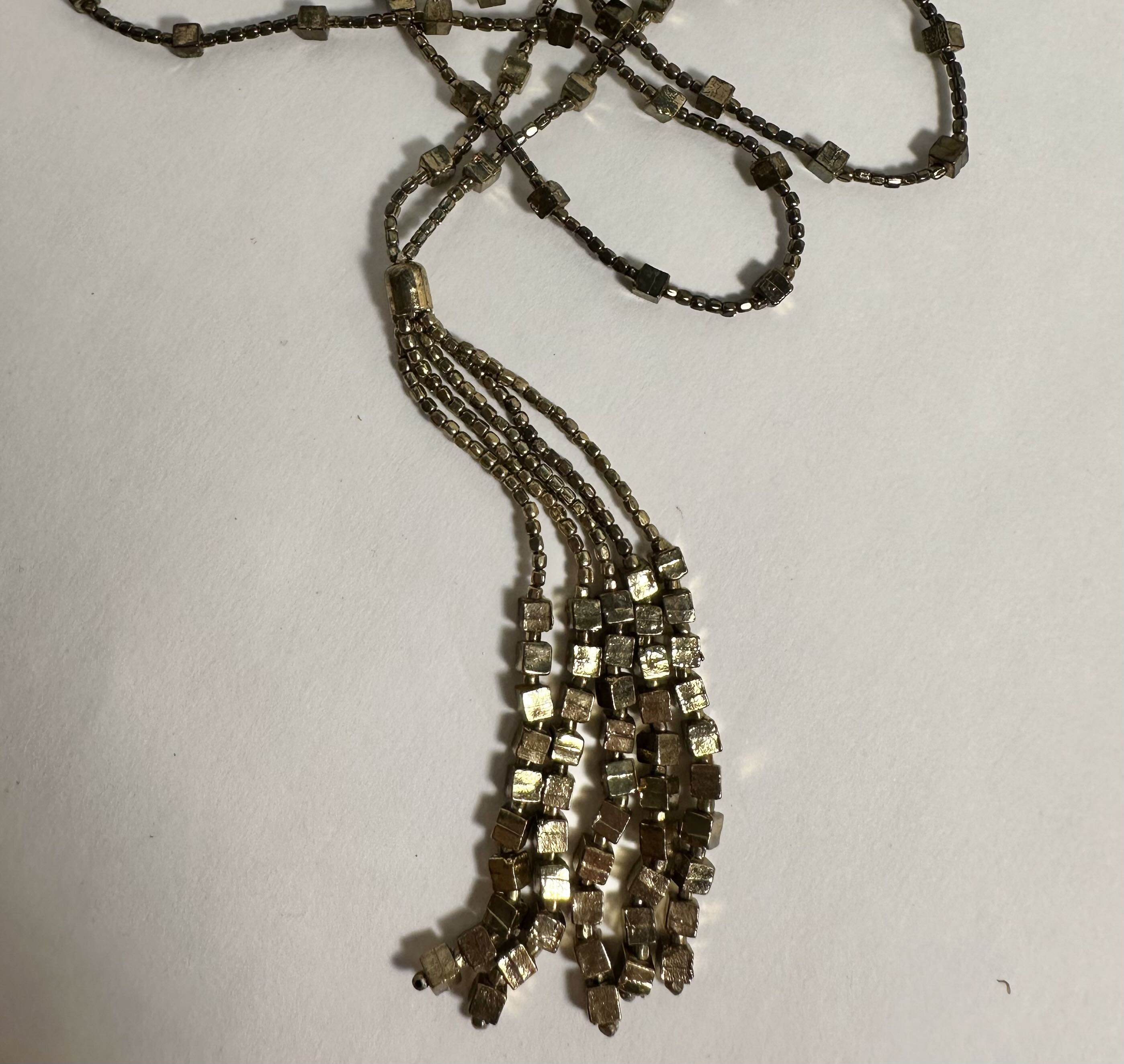 Restore Vintage brass-Tone Tassel Necklace