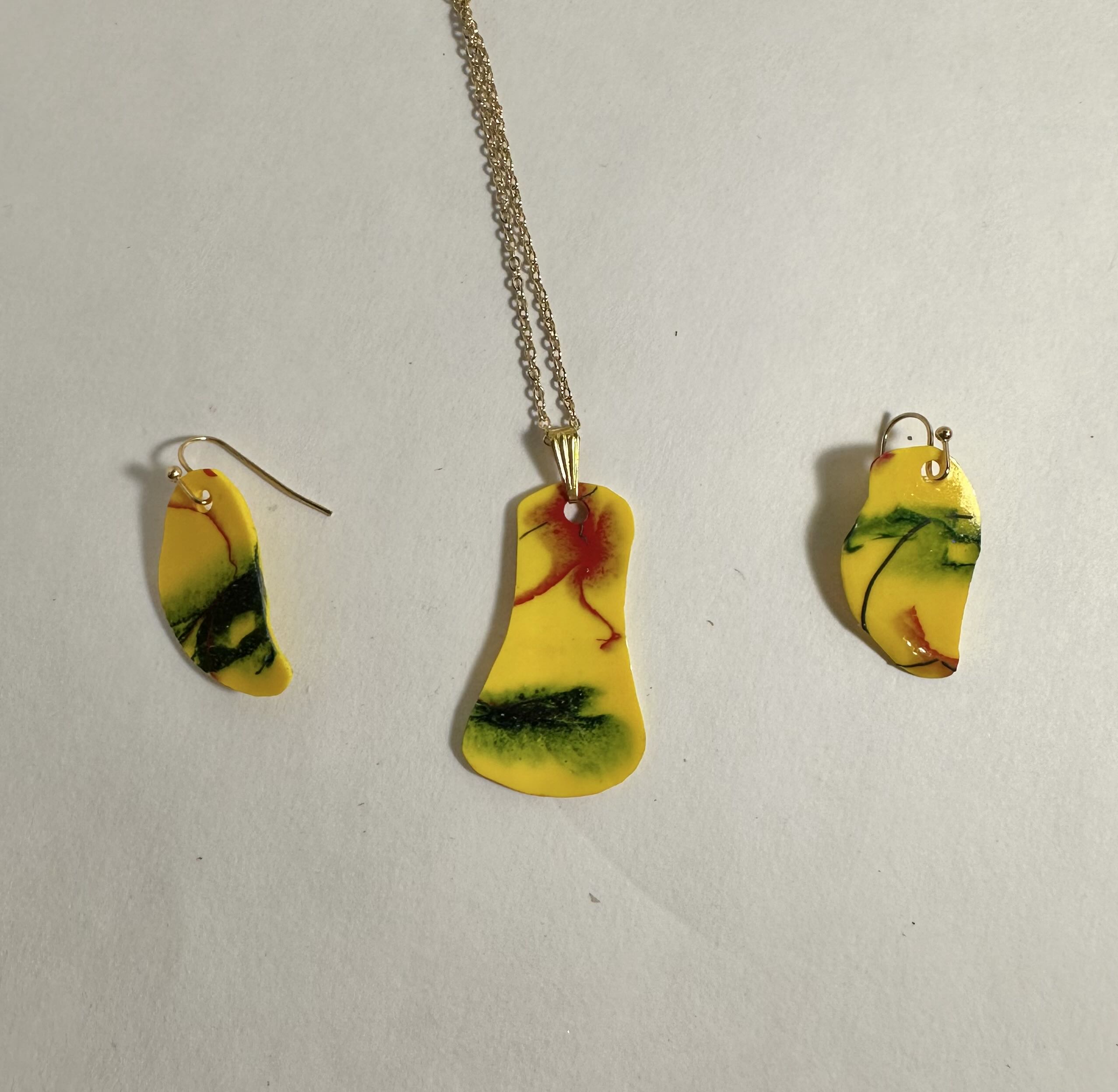 Handmade Resin Jewelry Set