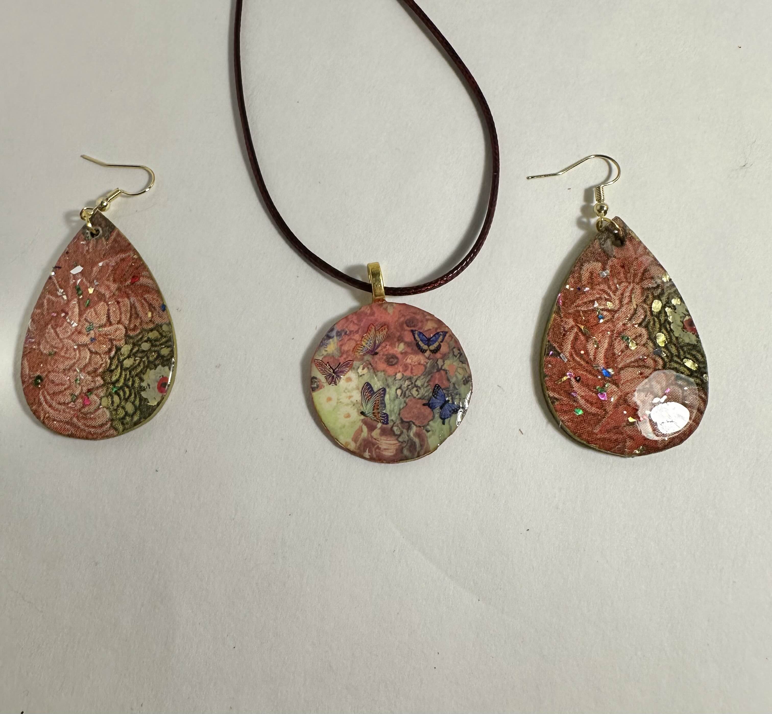 Handmade Resin Jewelry Set