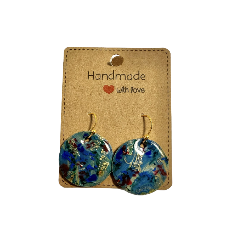 Handmade painted Artistic Earrings