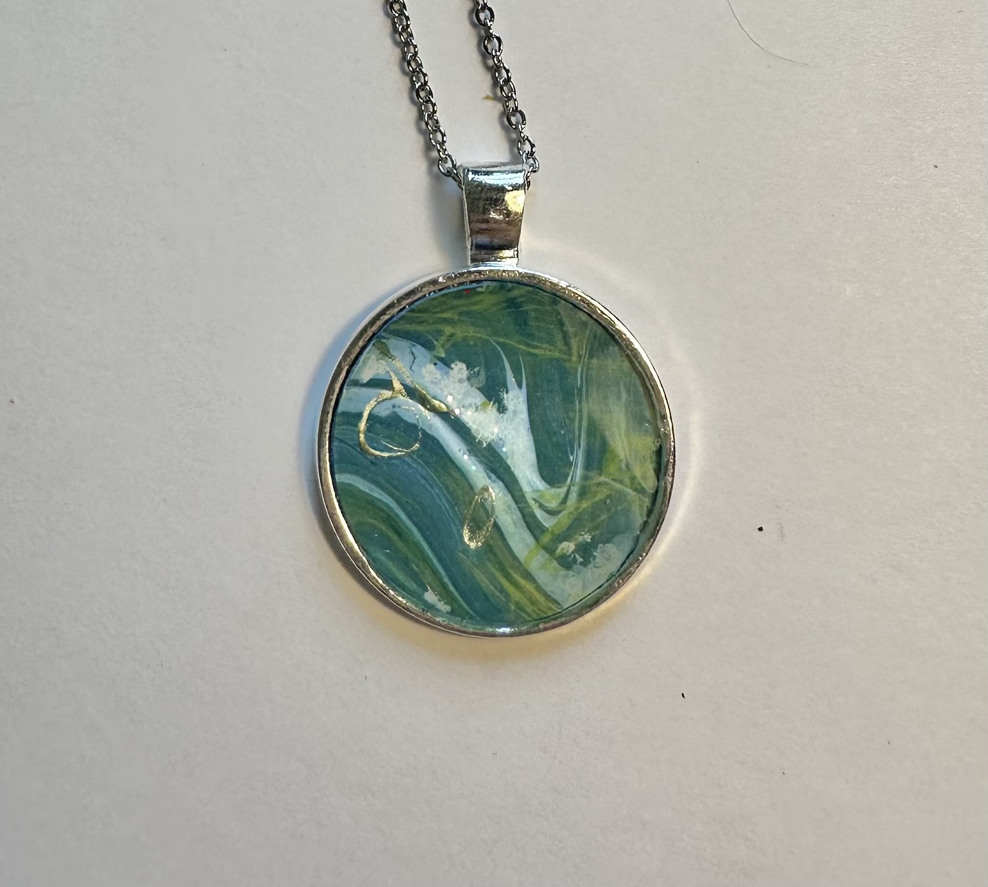 Handmade Abstract Pendant Necklace