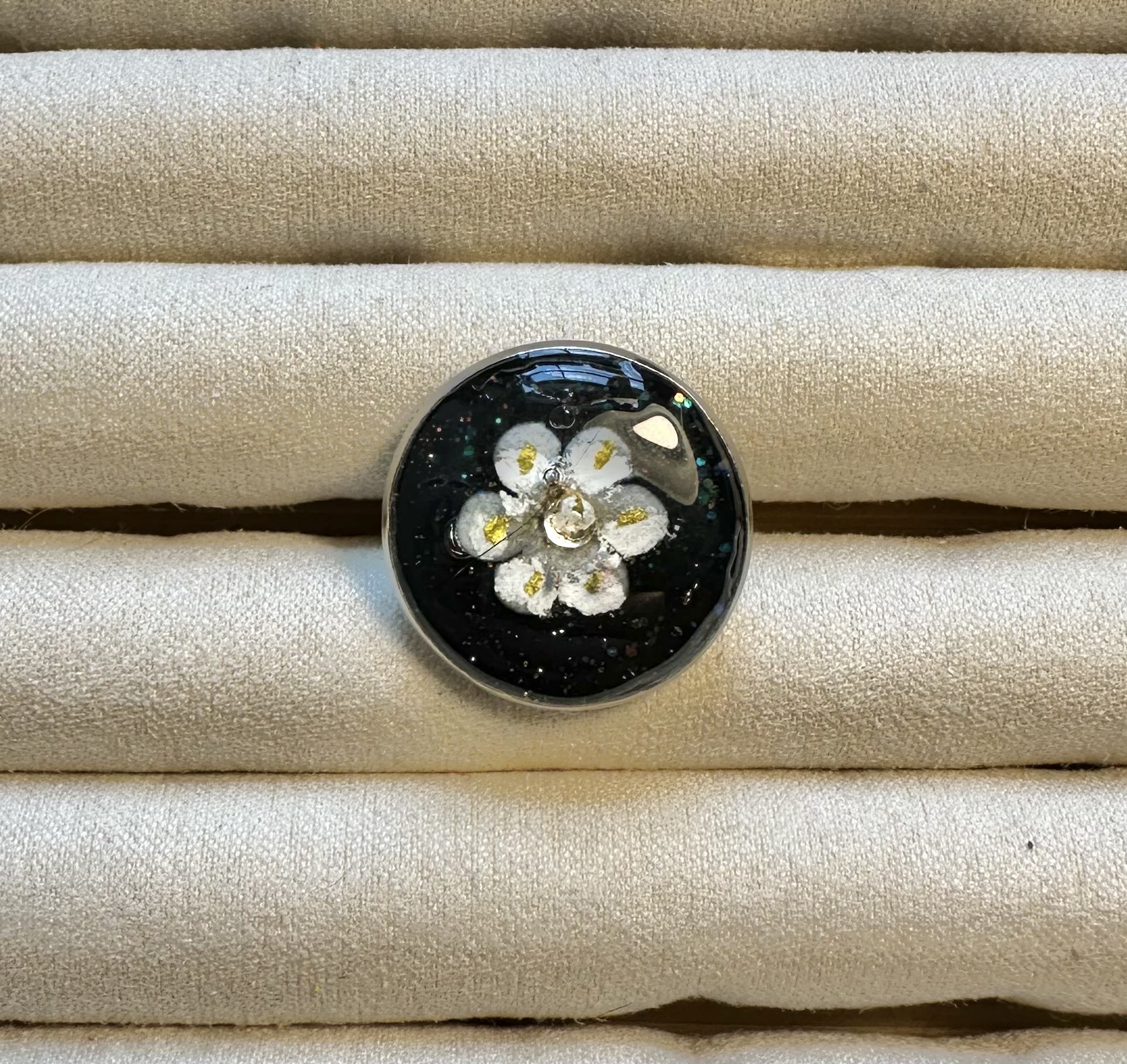 Floral Resin Ring