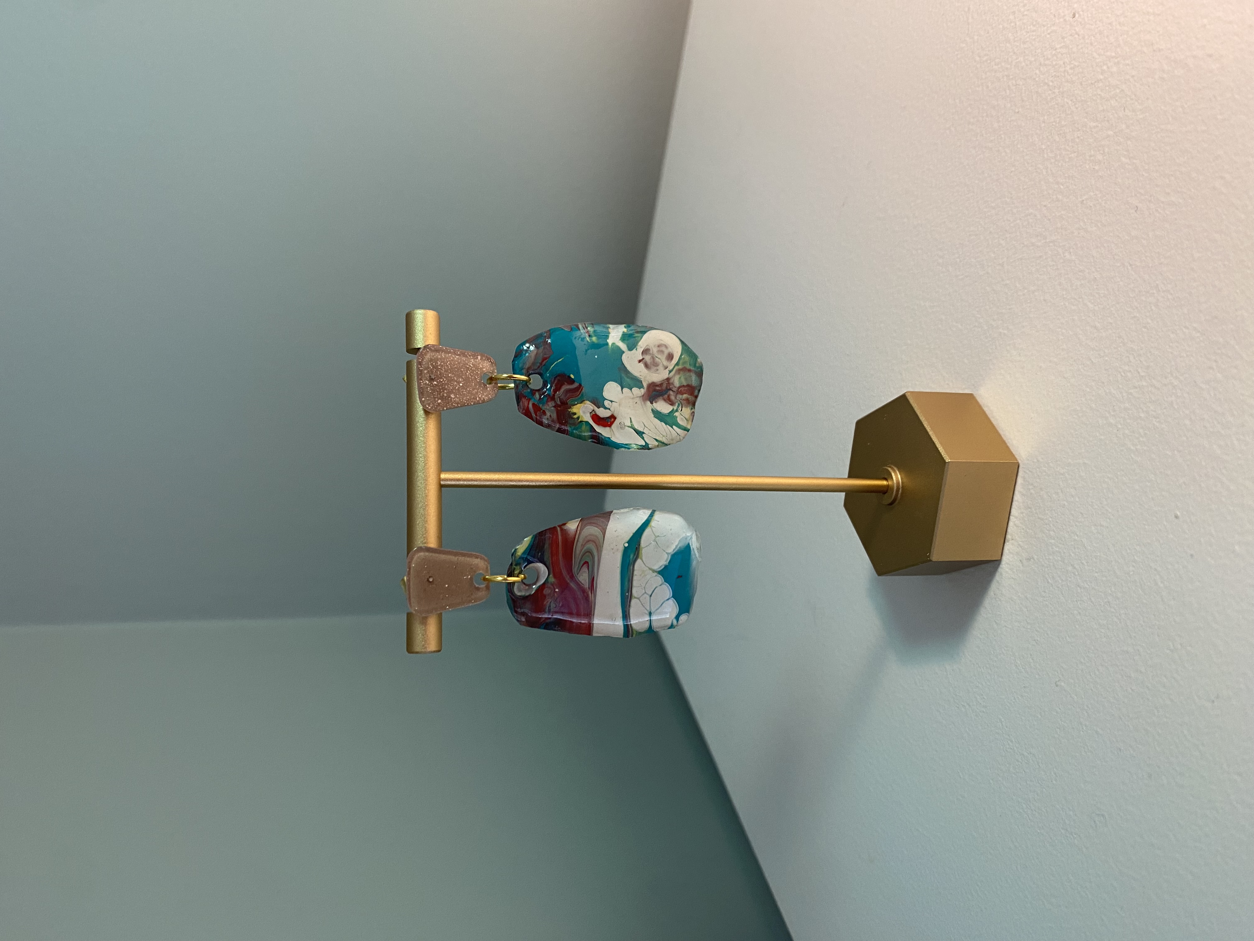 Colorful Abstract Dangle Earrings