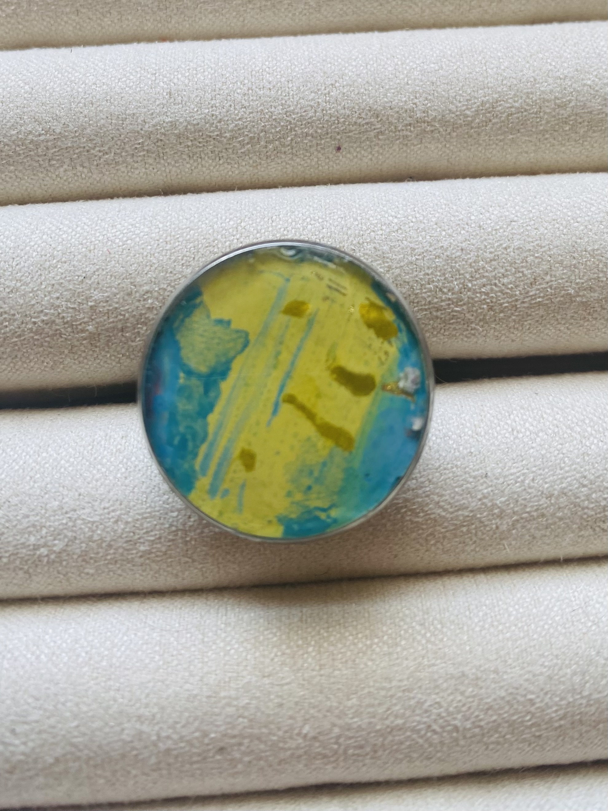 Handmade Abstract Art Ring