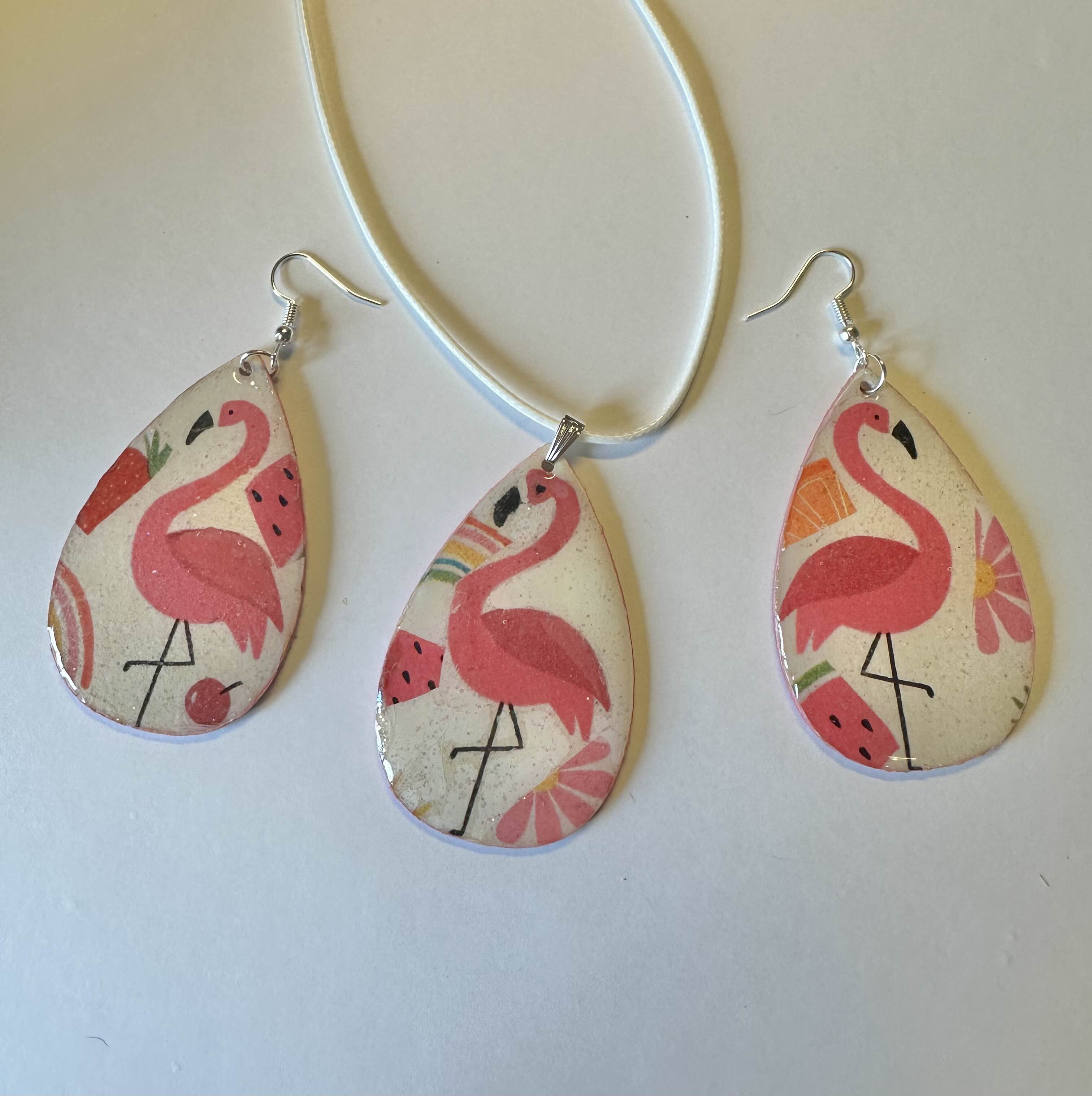 Flamingo Jewelry Set