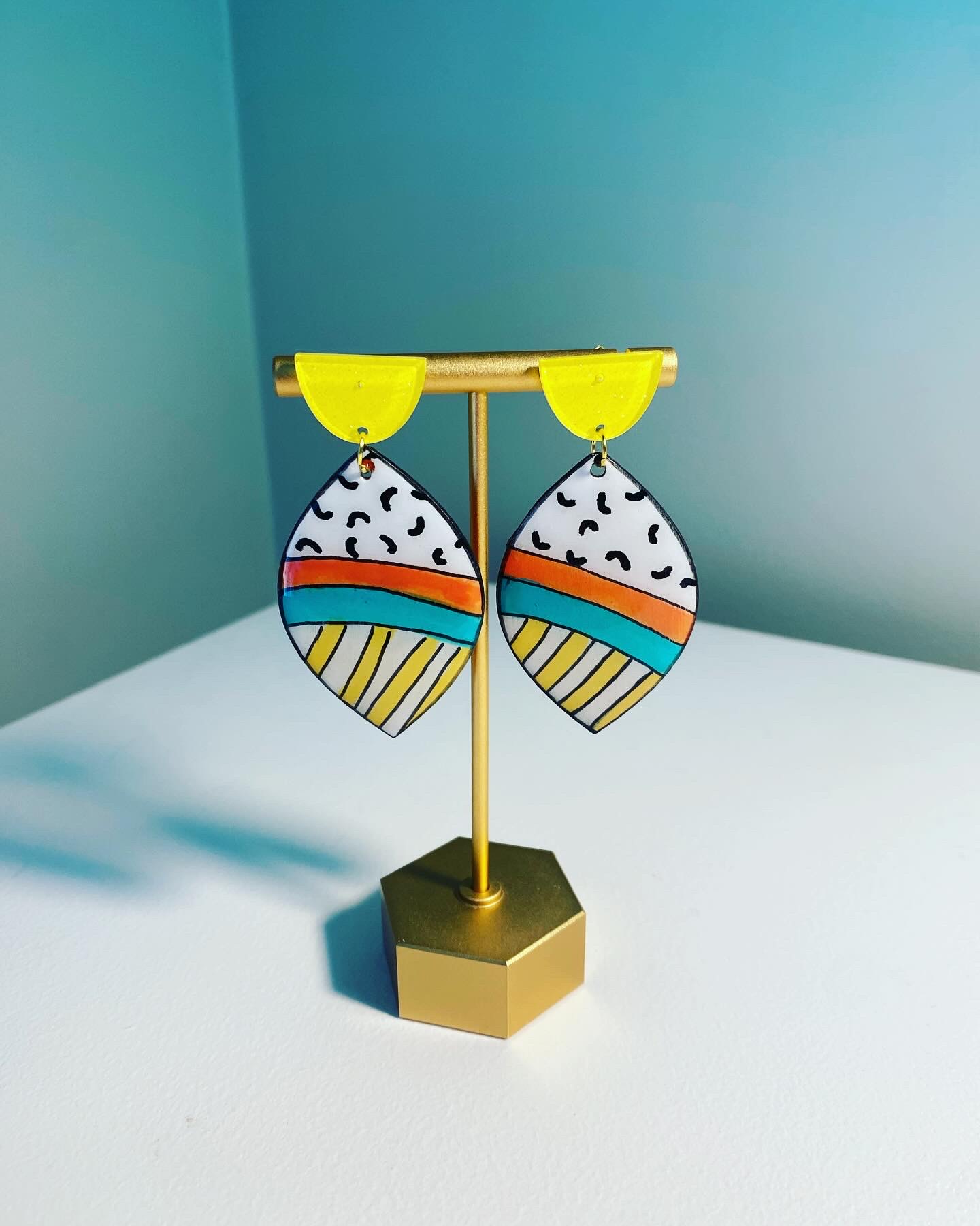 Geometric Statement Earrings