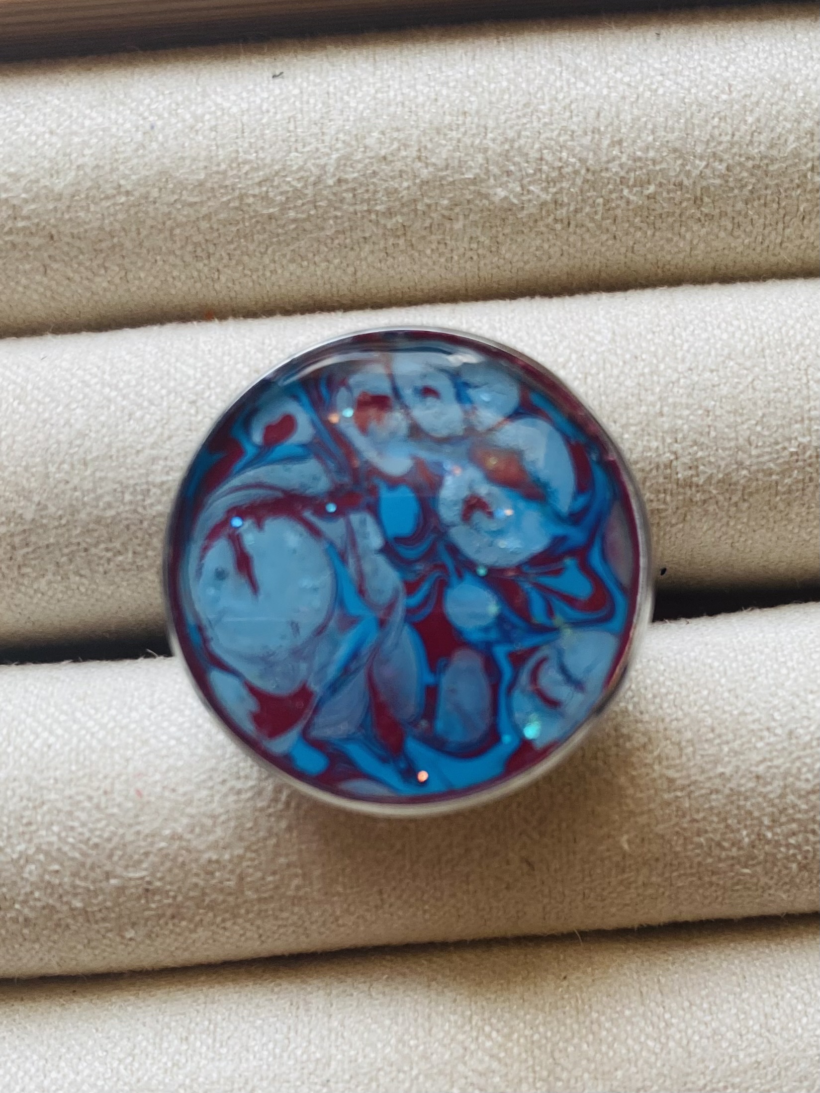 Handcrafted Resin Ring