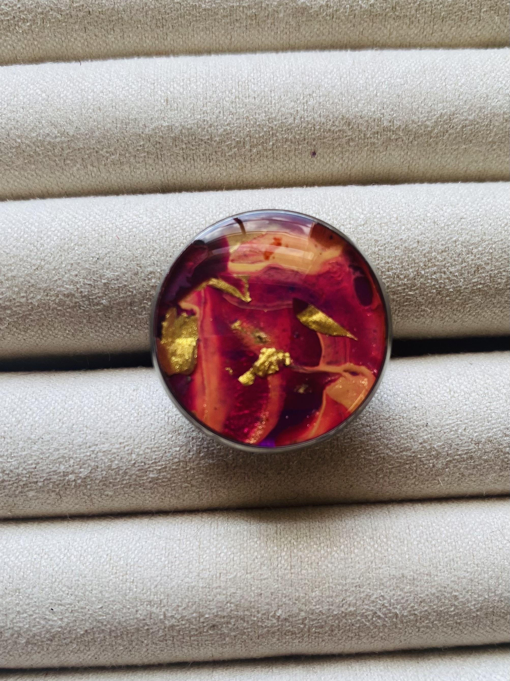 Handcrafted Resin Ring