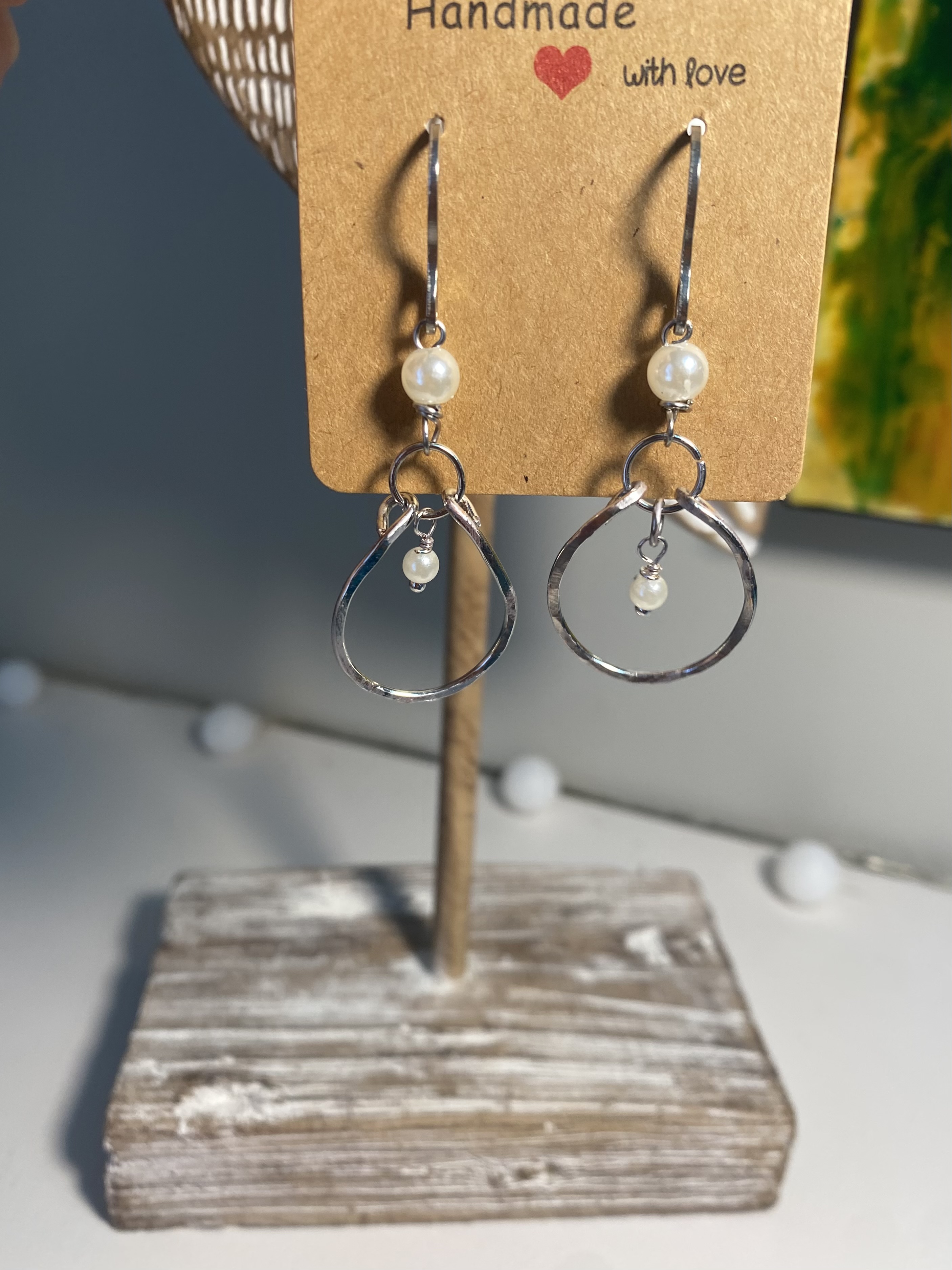 Elegant Pearl Drop Earrings