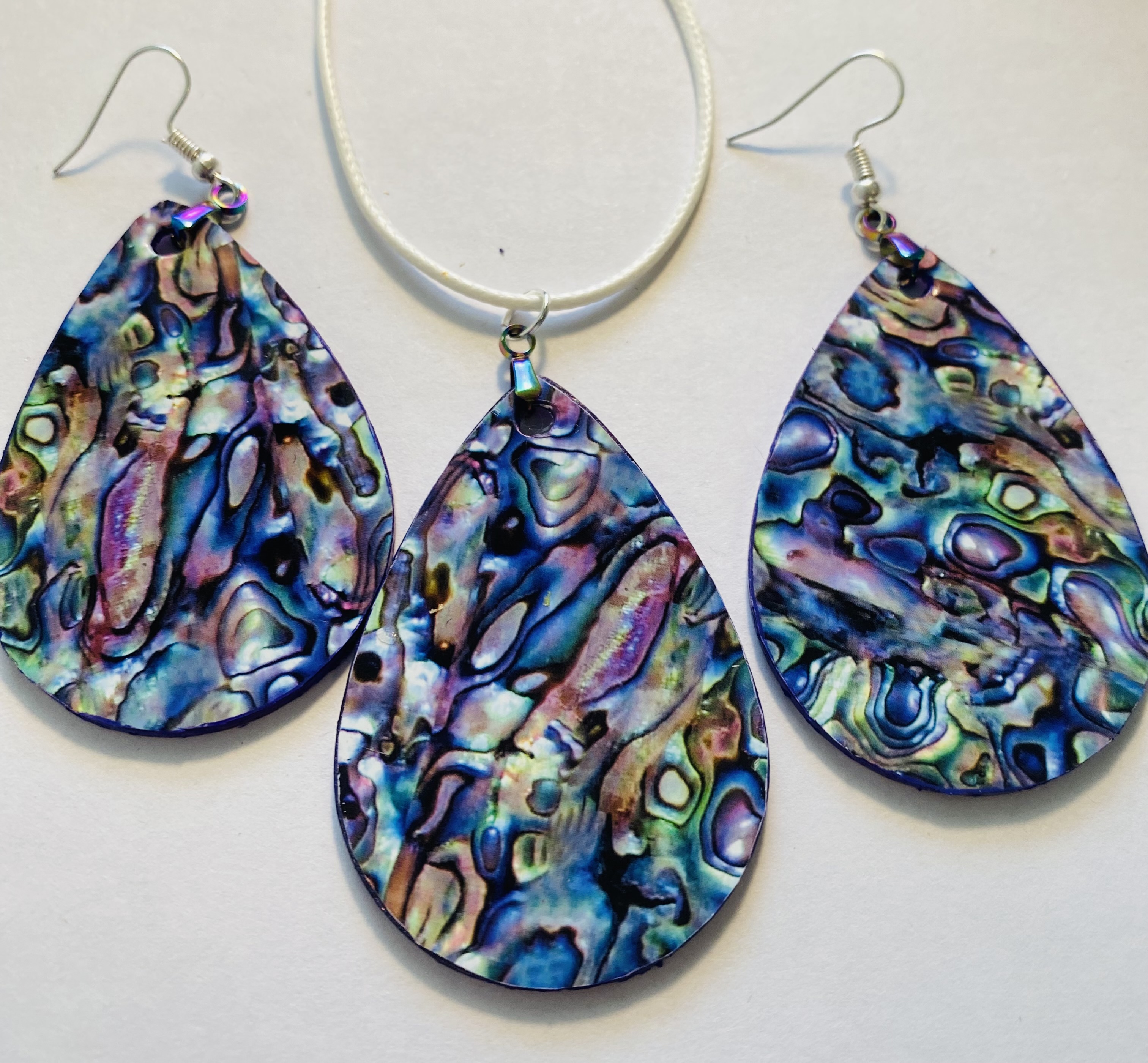 Handmade vinyl Jewelry Set