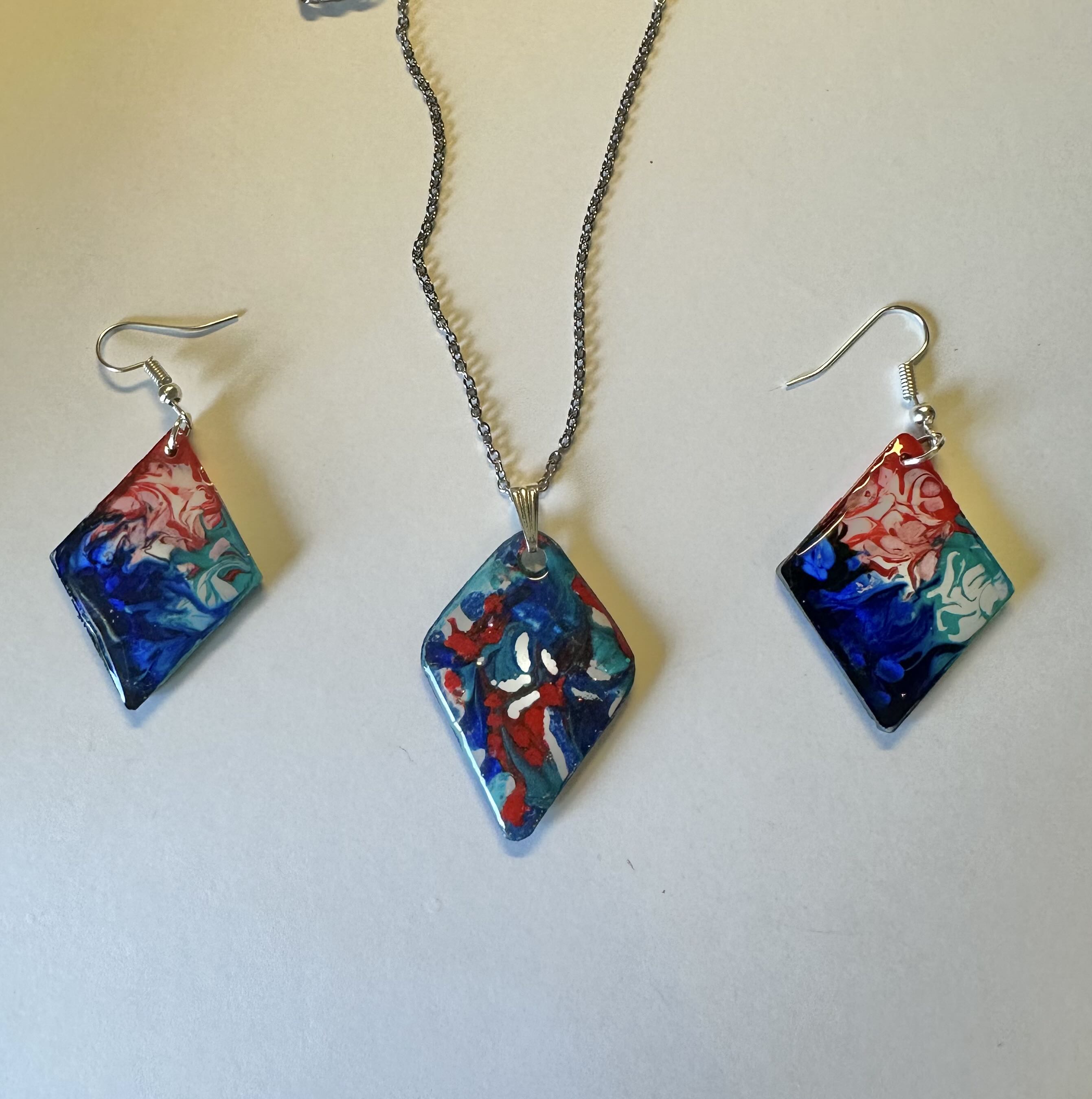 Handmade Abstract Jewelry Set