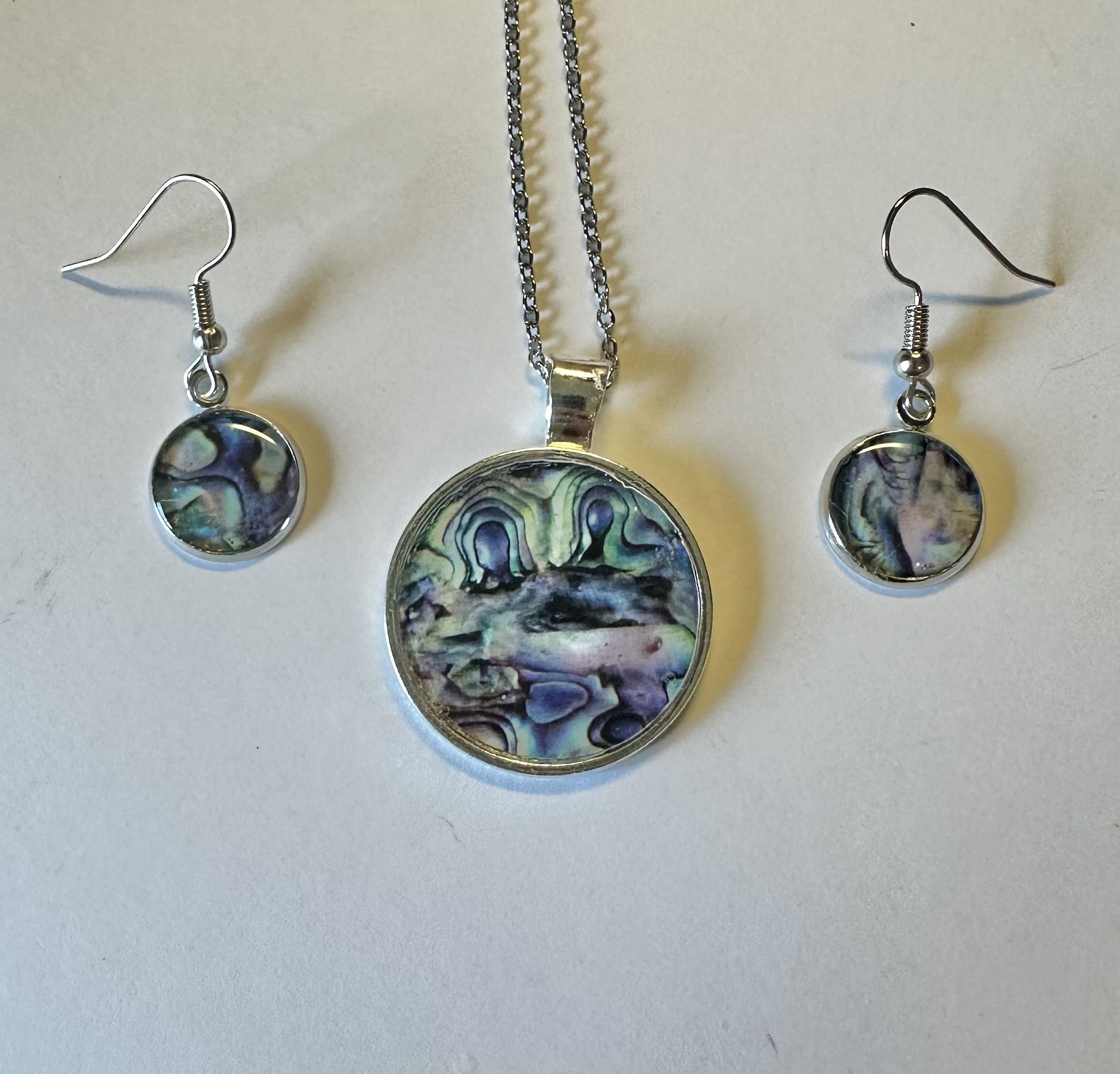 Abalone Shell Jewelry Set