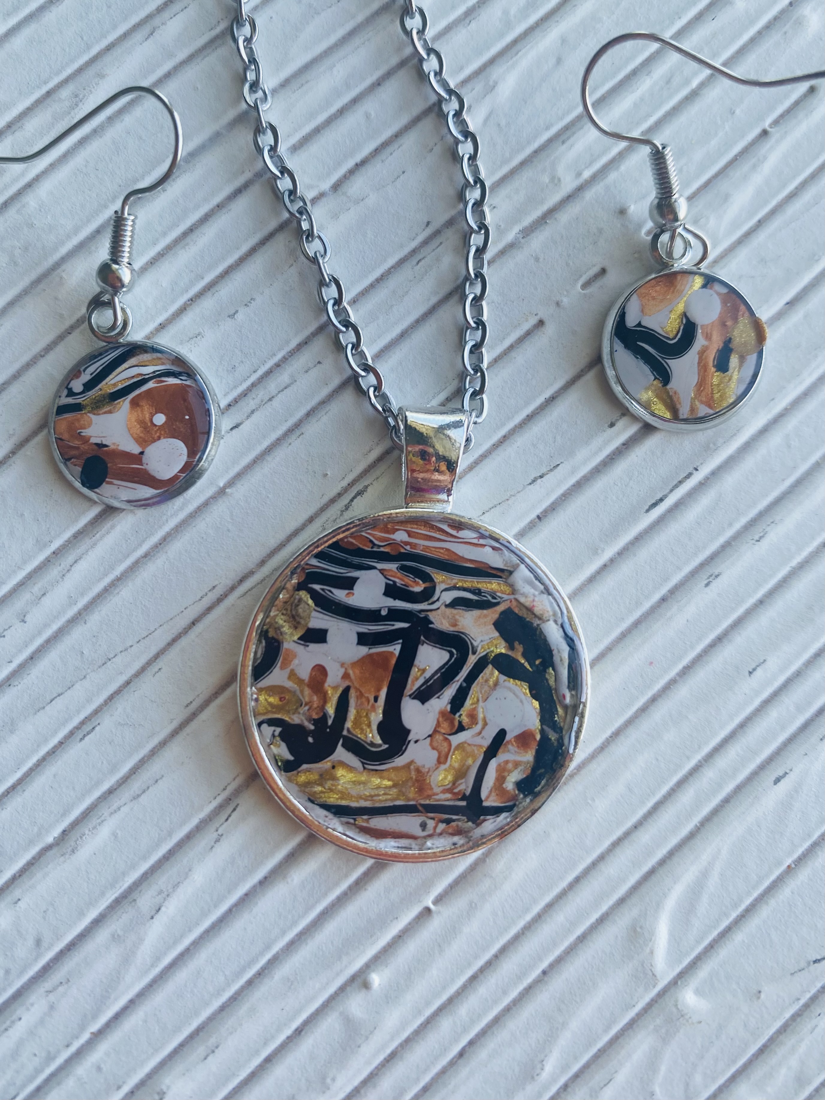 Hand-painted Jewelry Set