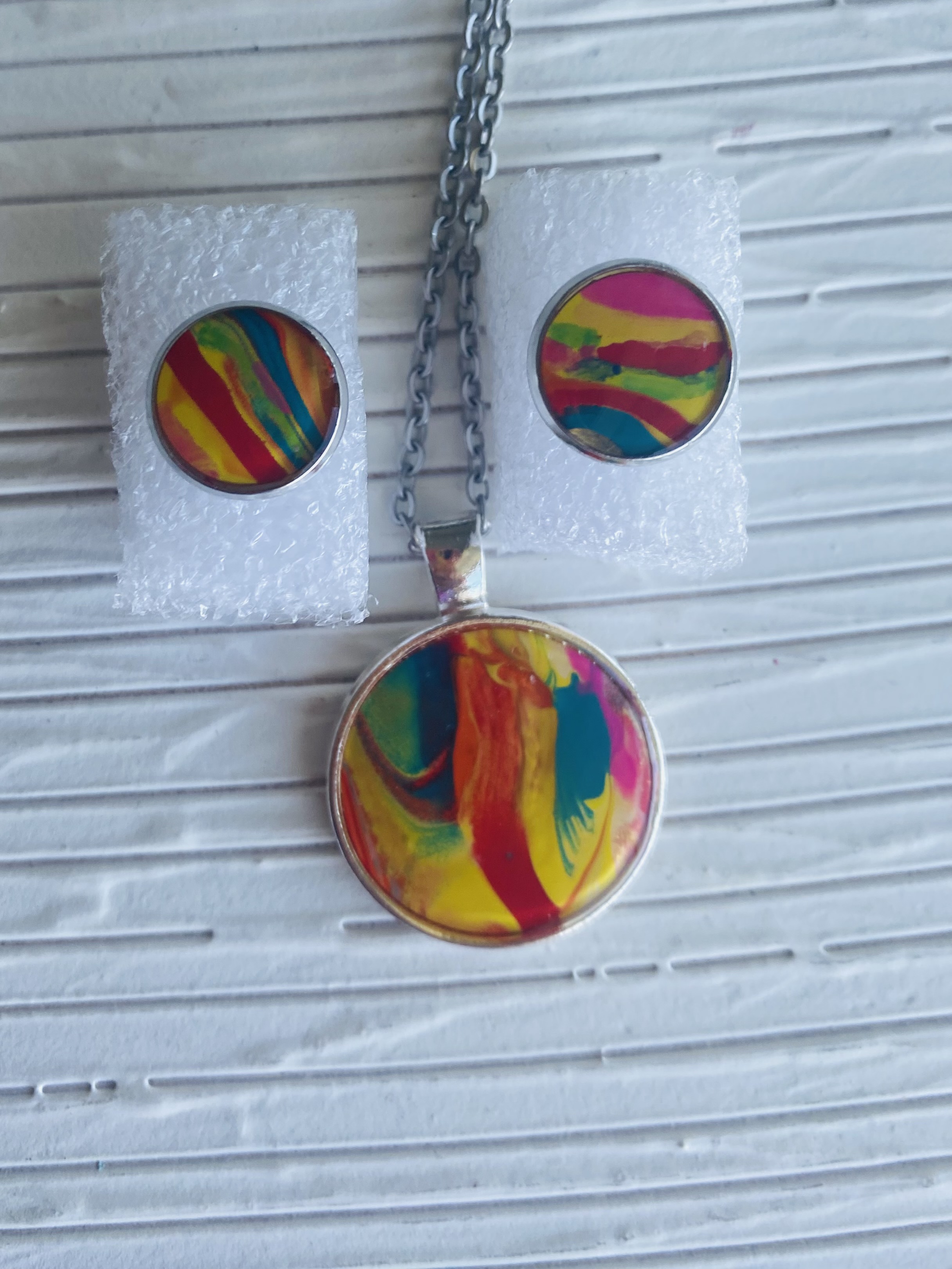 Handmade Abstract Jewelry Set