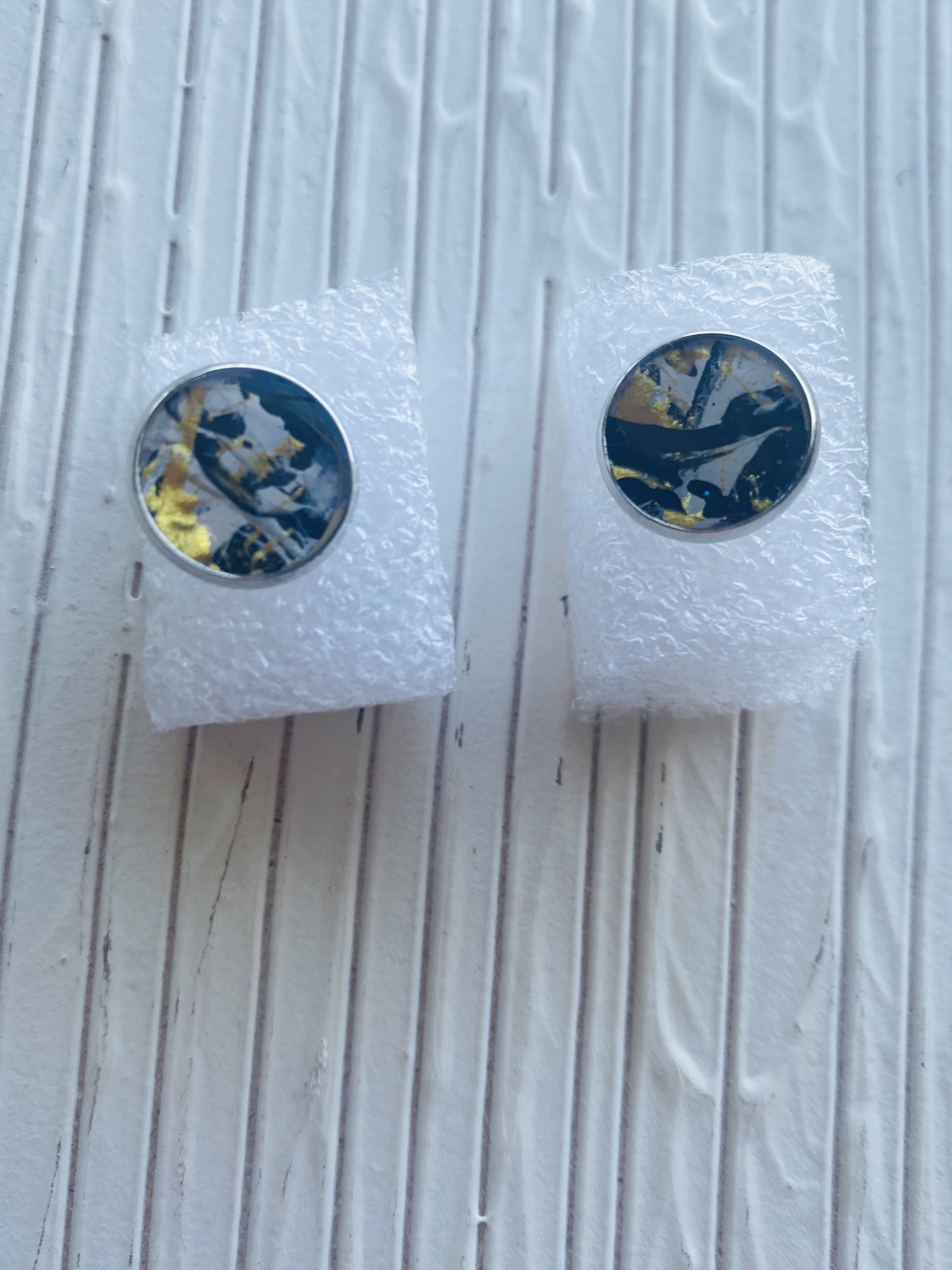 Abstract Resin Cufflinks