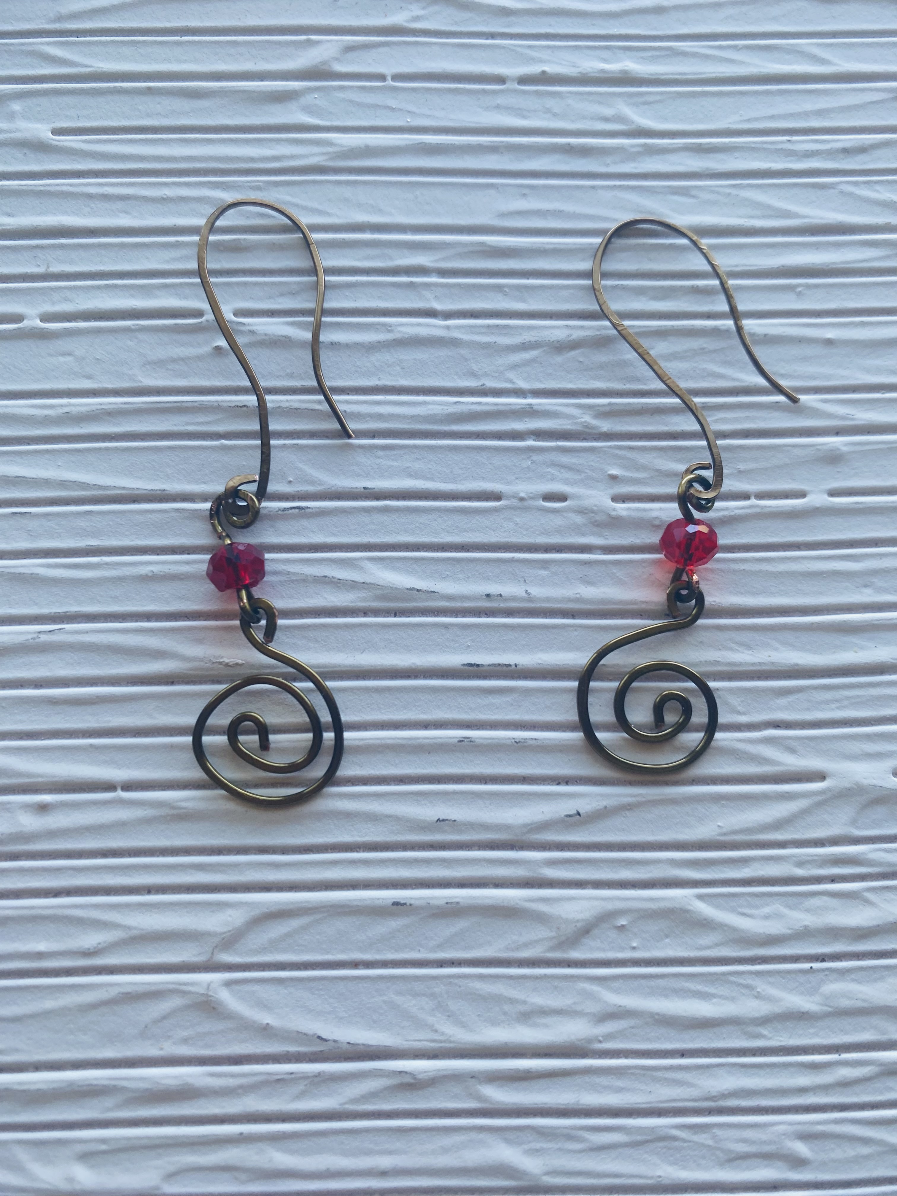 Handcrafted Spiral Earrings
